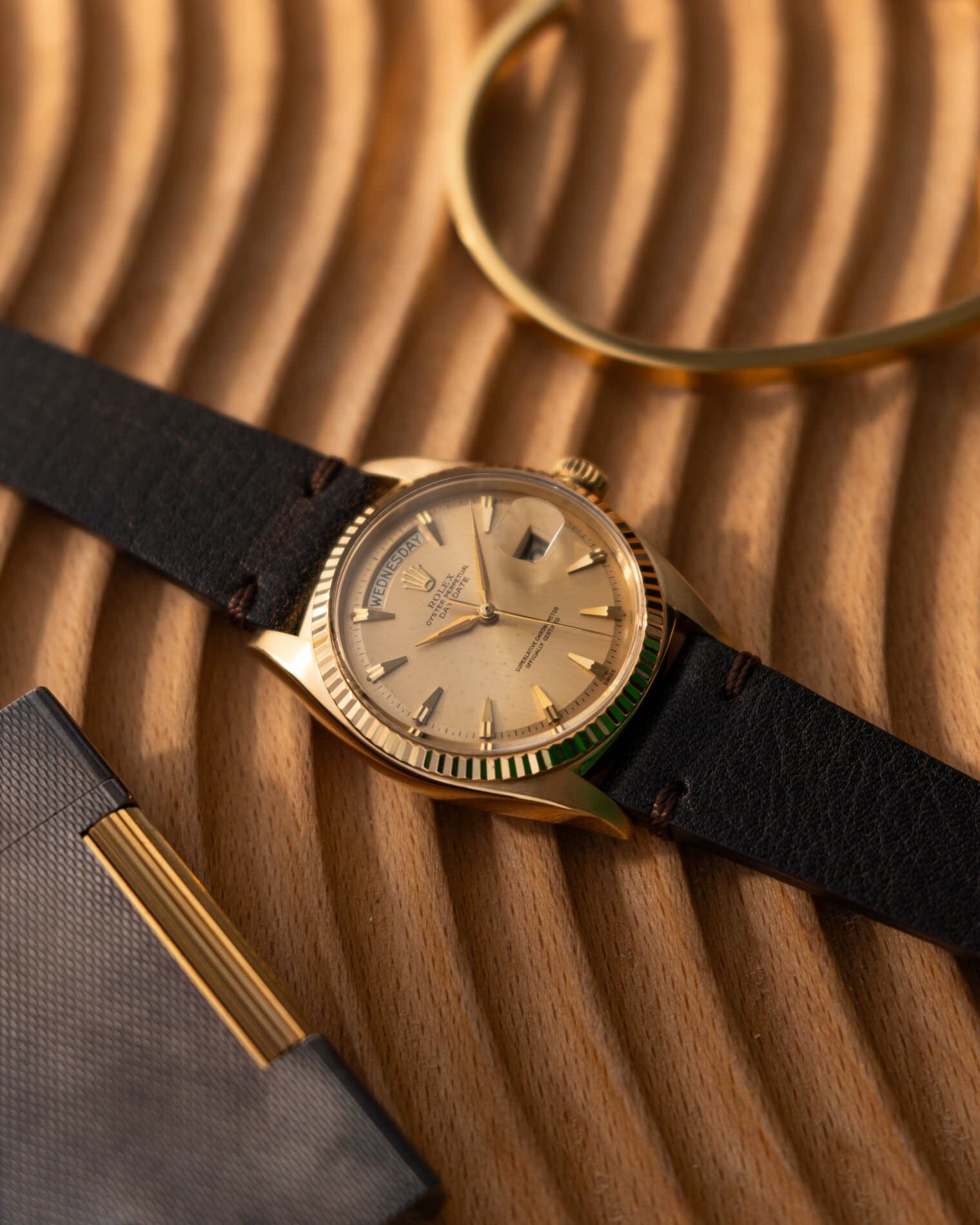 ROLEX デイデイト 1803 YG シャンパンダイアル Watch ROLEX