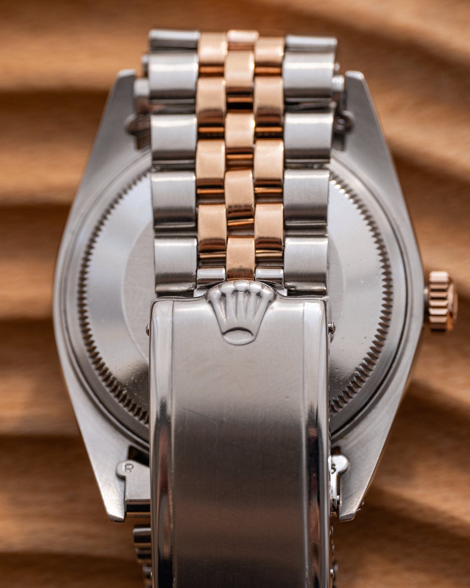 Rolex Datejust 1601 PG Silver Dial with Service Paper Watch ROLEX