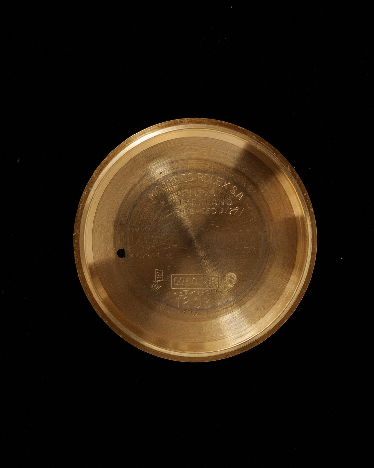 Rolex デイデイト 1803 YG シャンパンダイアル アルファハンド Watch ROLEX