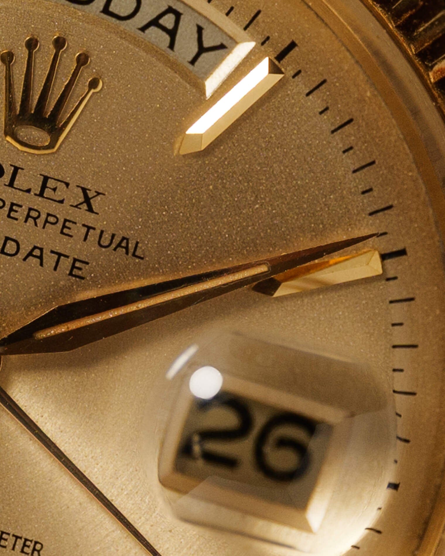 Rolex デイデイト 1803 YG シャンパンダイアル アルファハンド Watch ROLEX