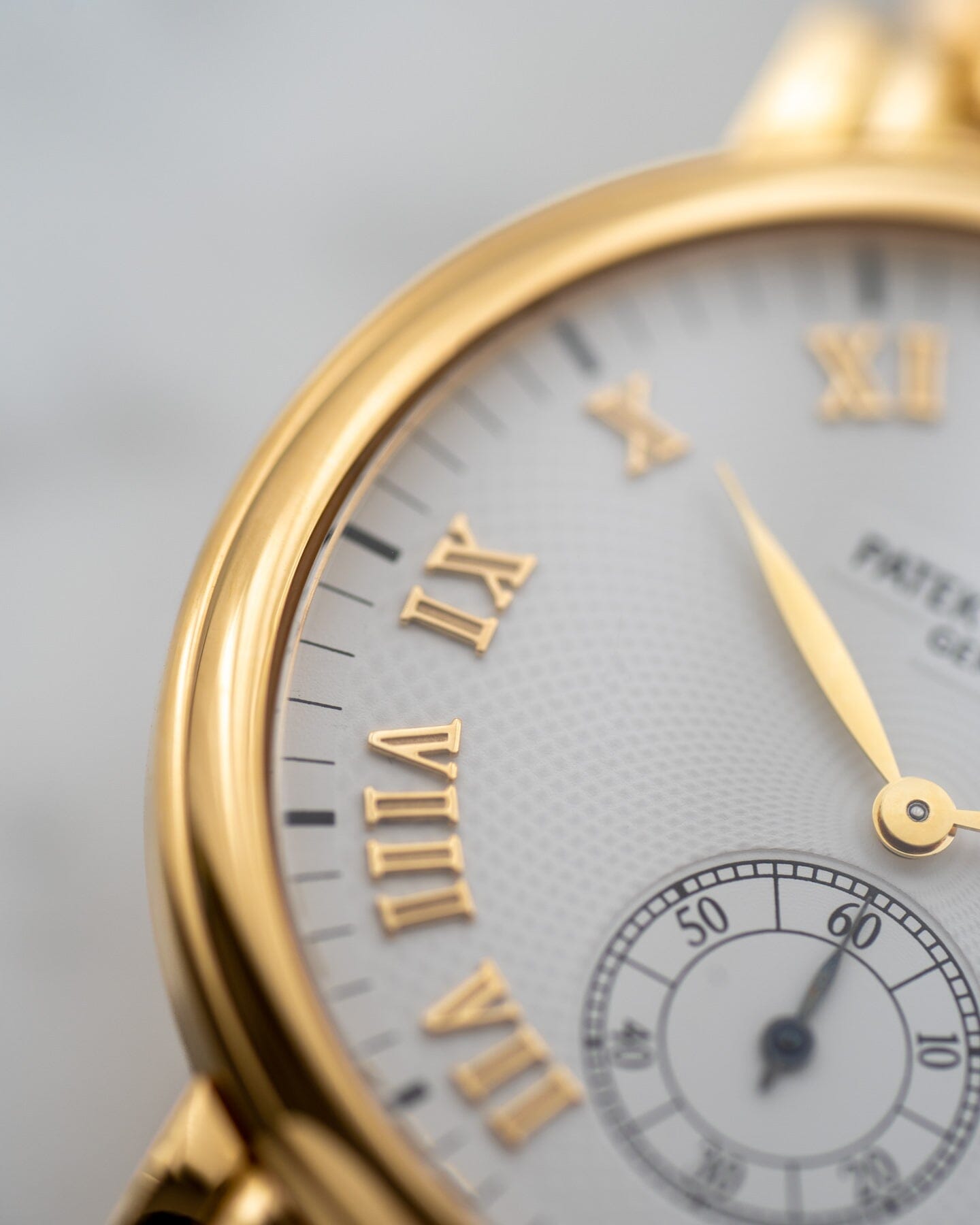 Patek Philippe カラトラバ 5022 YG ホワイトギョーシェダイアル Watch PATEK PHILIPPE