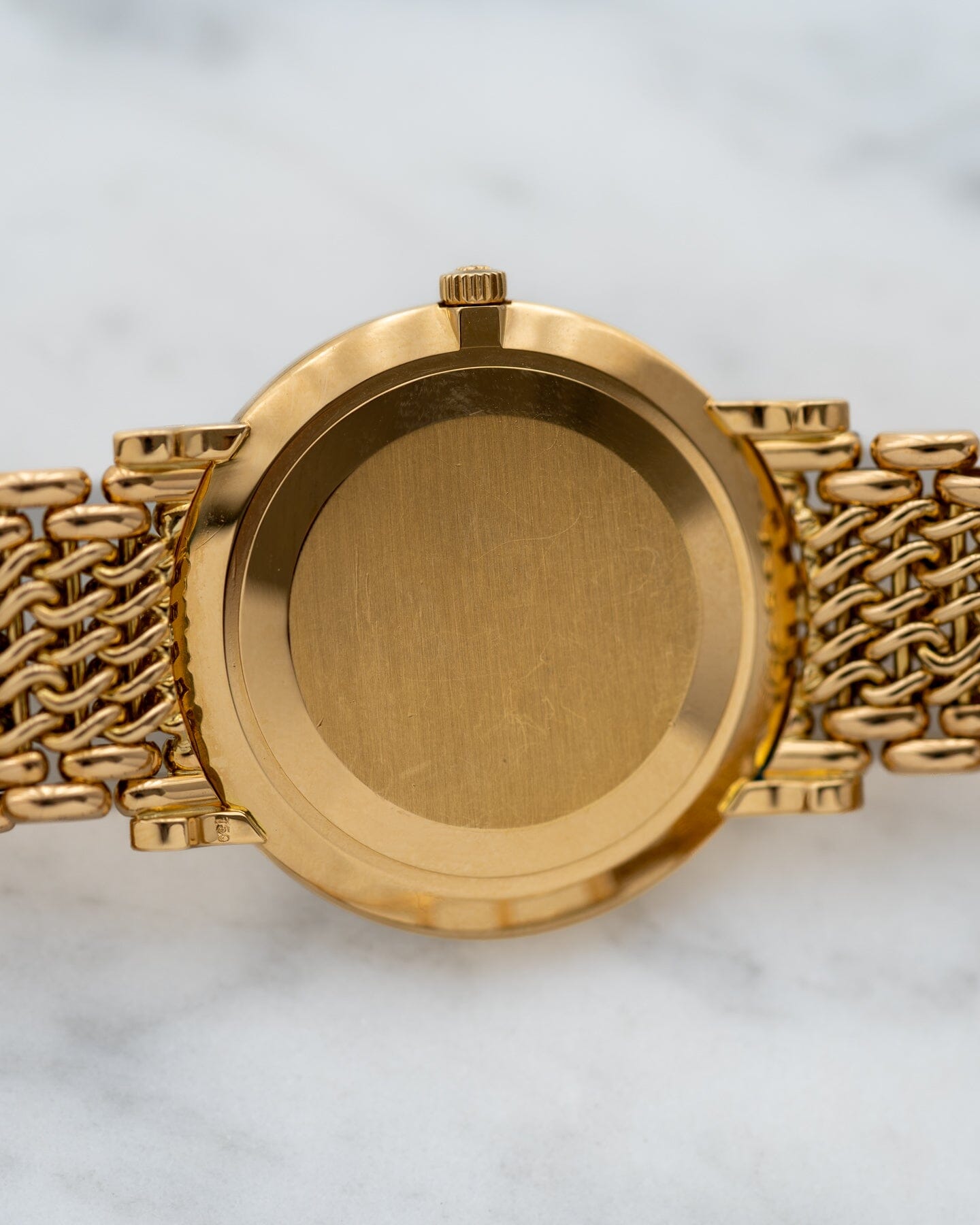 Patek Philippe カラトラバ 5022 YG ホワイトギョーシェダイアル Watch PATEK PHILIPPE
