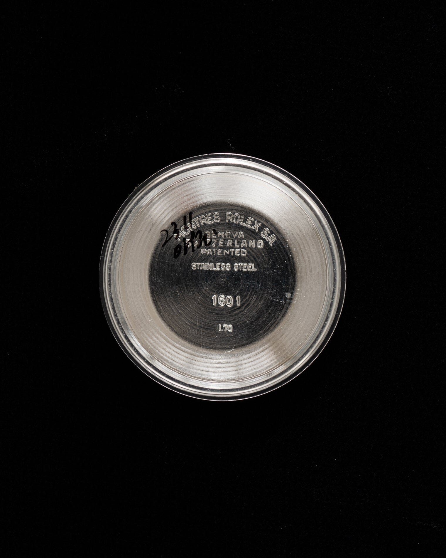 Rolex デイトジャスト 1601 ブラック "レッドアイ" Watch ROLEX