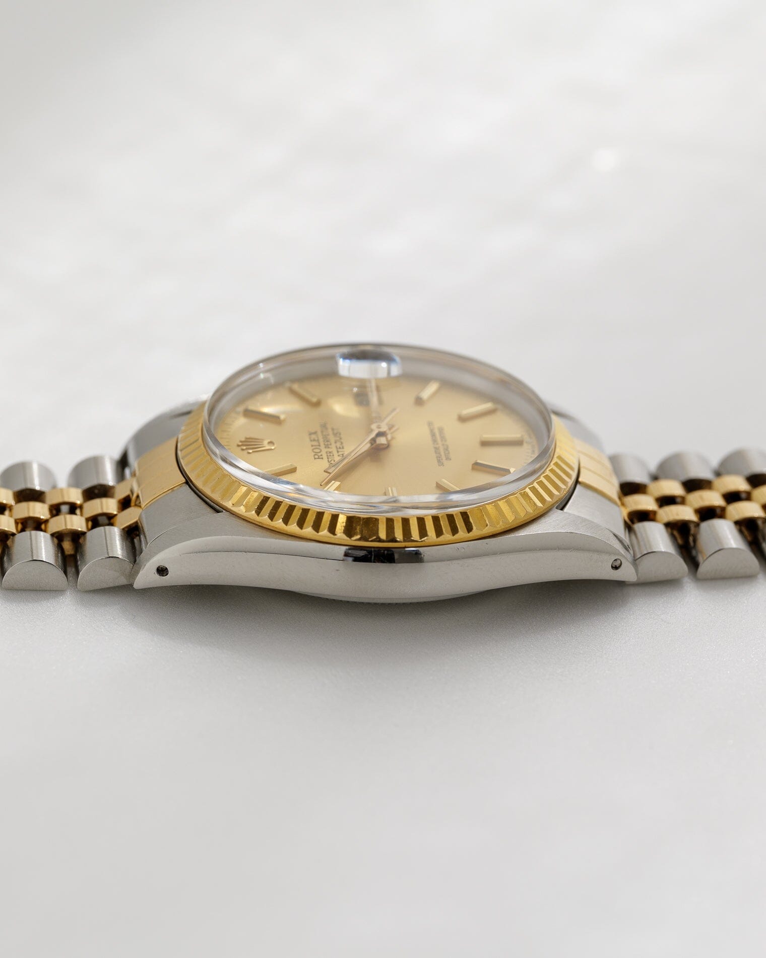 ロレックス デイトジャスト 16013 コンビ シャンパンダイアル Watch ROLEX