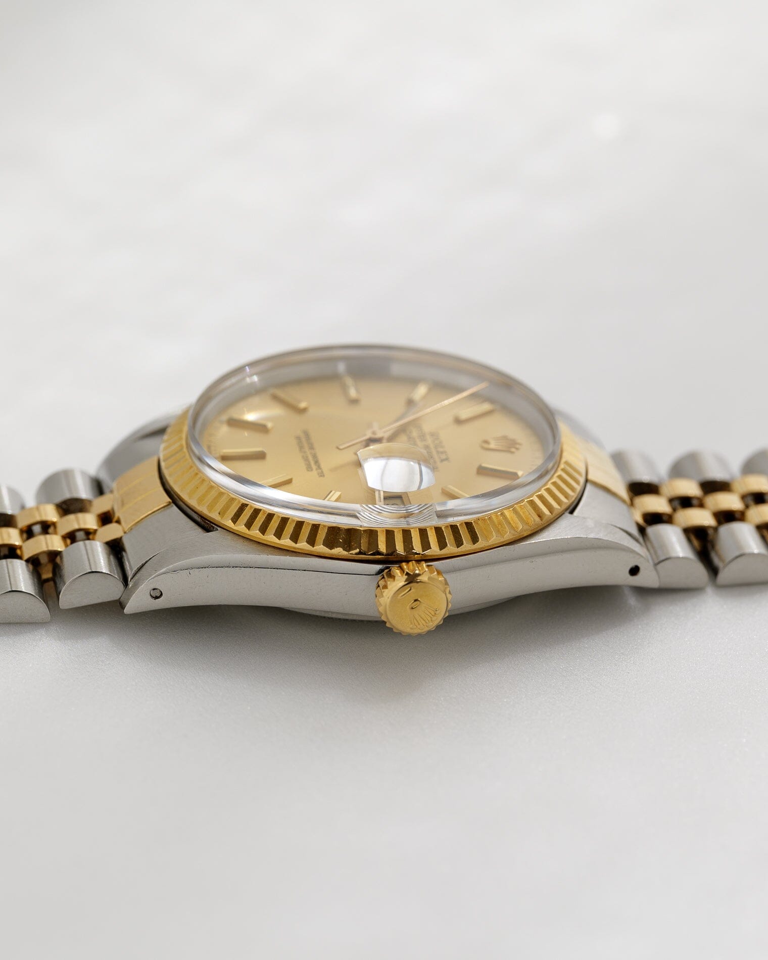 ロレックス デイトジャスト 16013 コンビ シャンパンダイアル Watch ROLEX