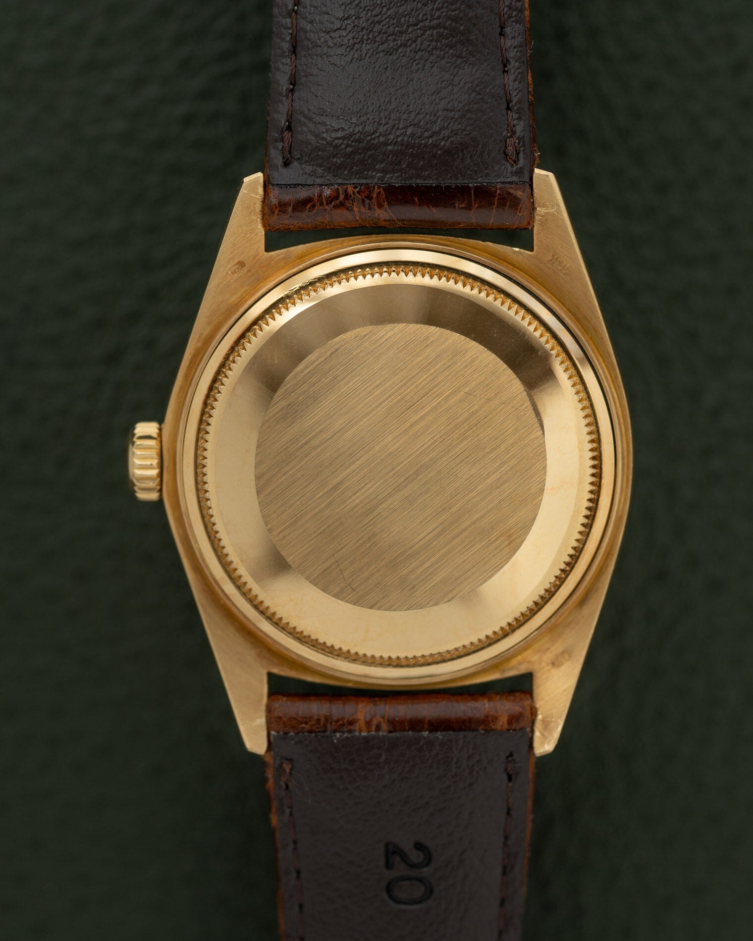 Rolex Datejust 16018 YG Mahogany Dial Watch ROLEX