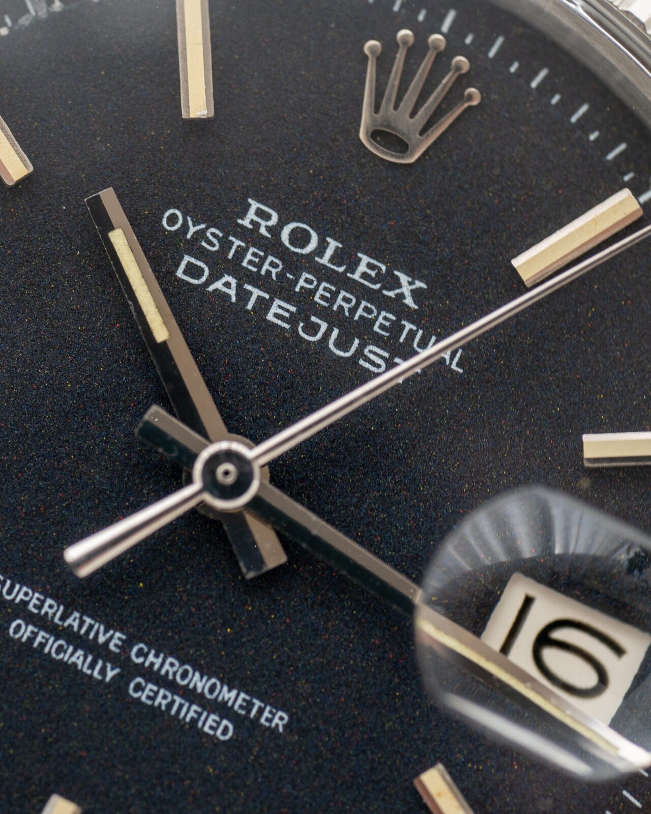 ロレックス デイトジャスト 1603 ブラック "レッドアイ" Watch ROLEX