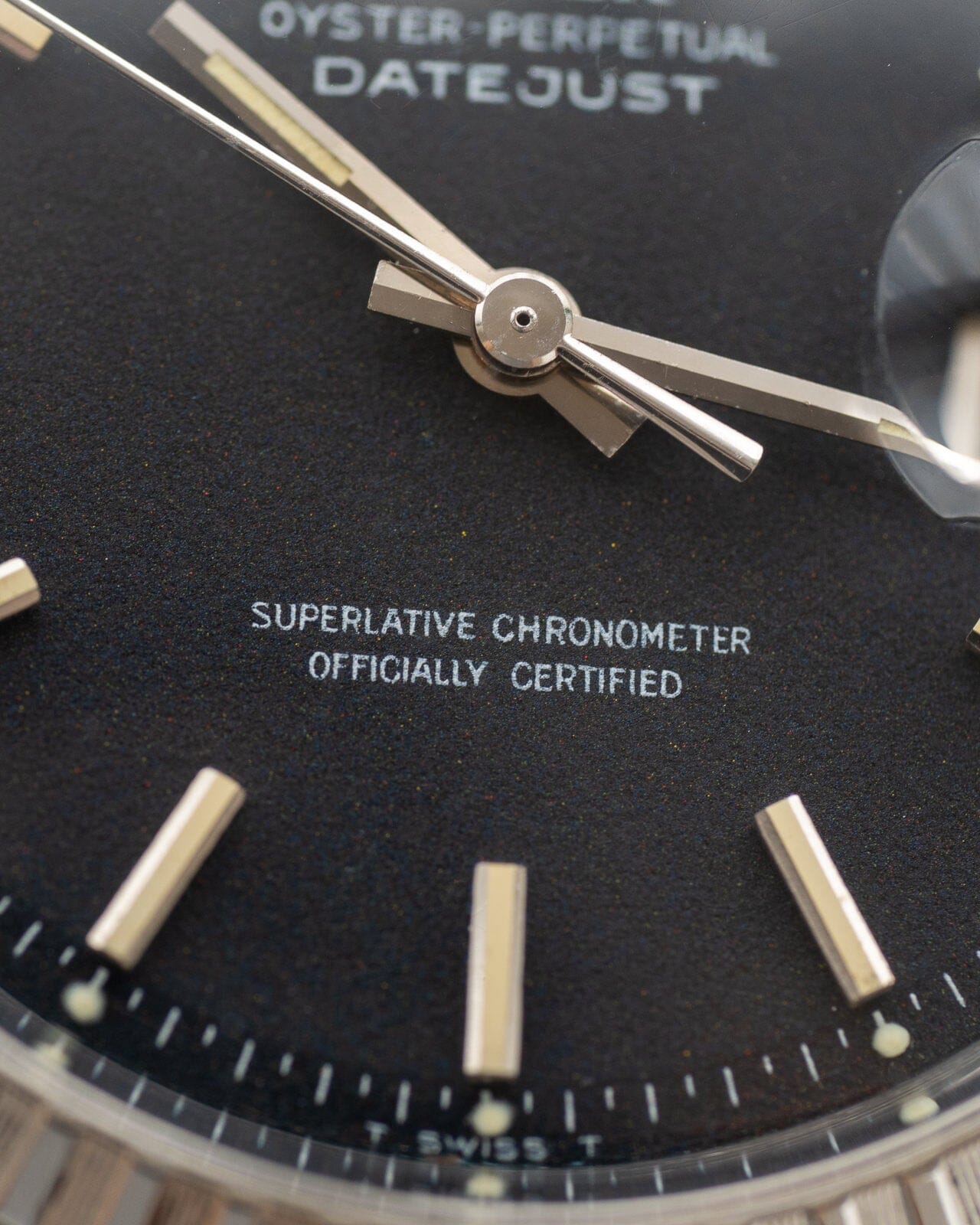 ロレックス デイトジャスト 1603 ブラック "レッドアイ" Watch ROLEX