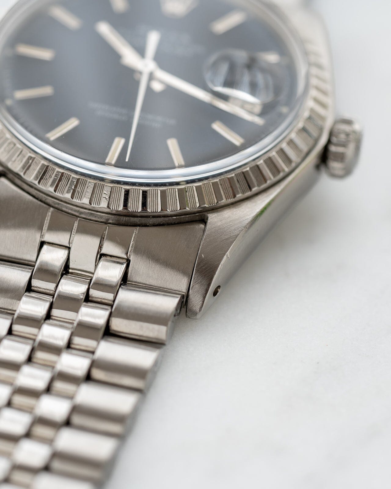 ロレックス デイトジャスト 1603 ブラック "レッドアイ" Watch ROLEX