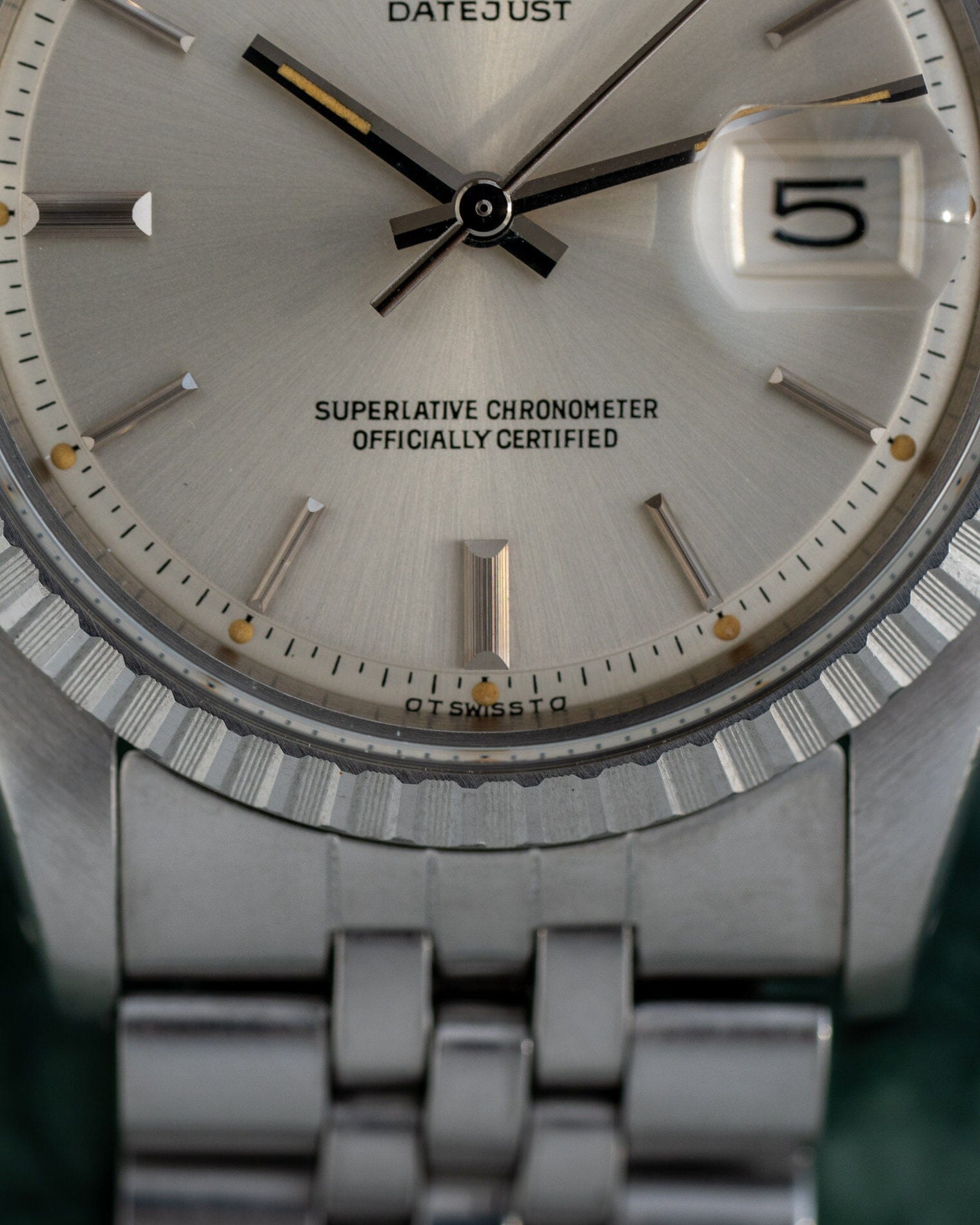 Rolex デイトジャスト 1603 シルバー シグマダイアル Watch ROLEX