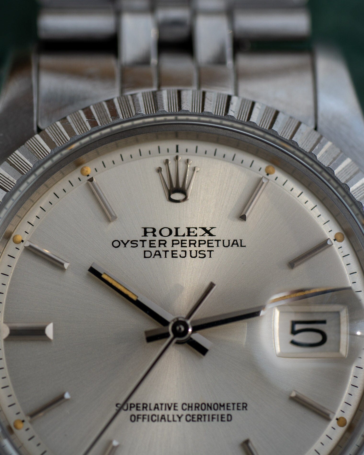 Rolex デイトジャスト 1603 シルバー シグマダイアル Watch ROLEX