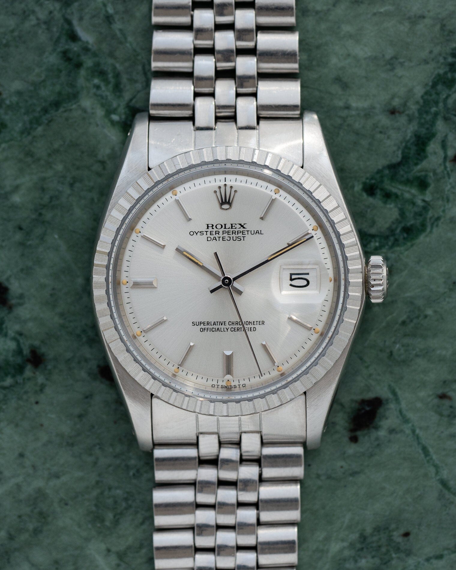 Rolex デイトジャスト 1603 シルバー シグマダイアル Watch ROLEX