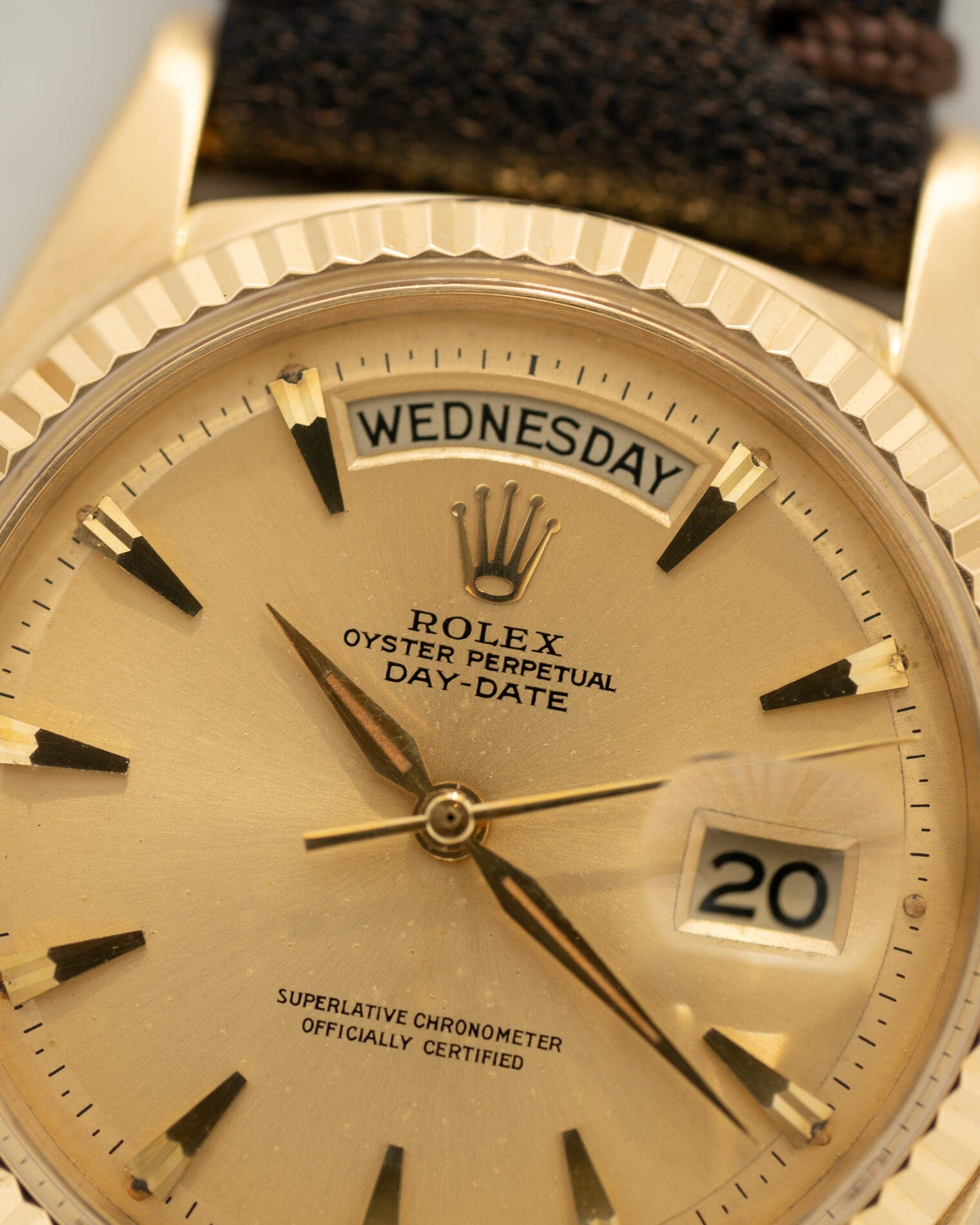 ROLEX デイデイト 1803 YG シャンパンダイアル Watch ROLEX