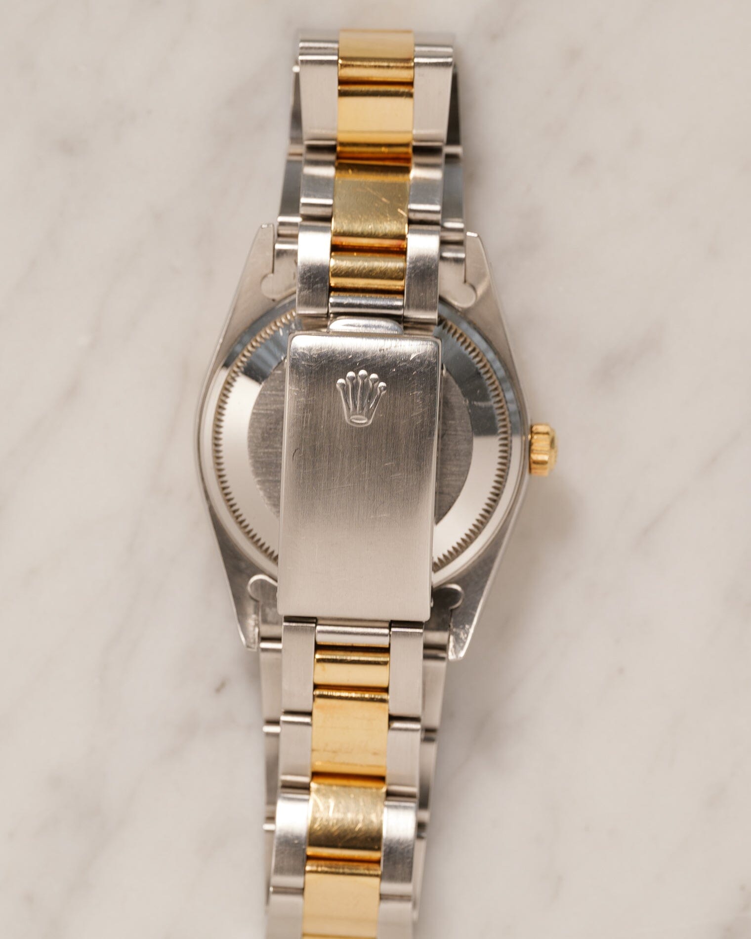 ロレックス オイスターパーペチュアルデイト 15203 SSxYG 箱保証書付き Watch ROLEX