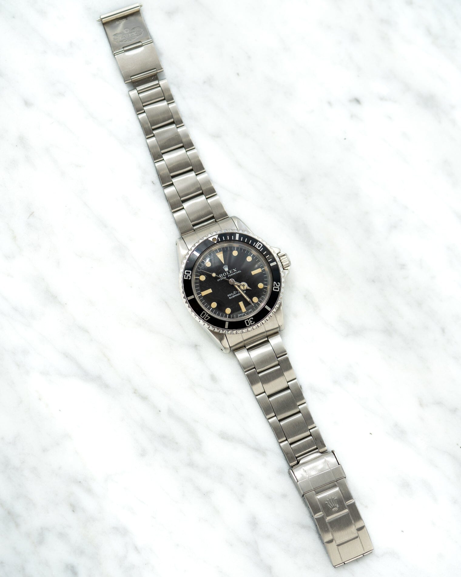 Rolex Submariner 5513 Feet First "Serif Dial" Watch ROLEX