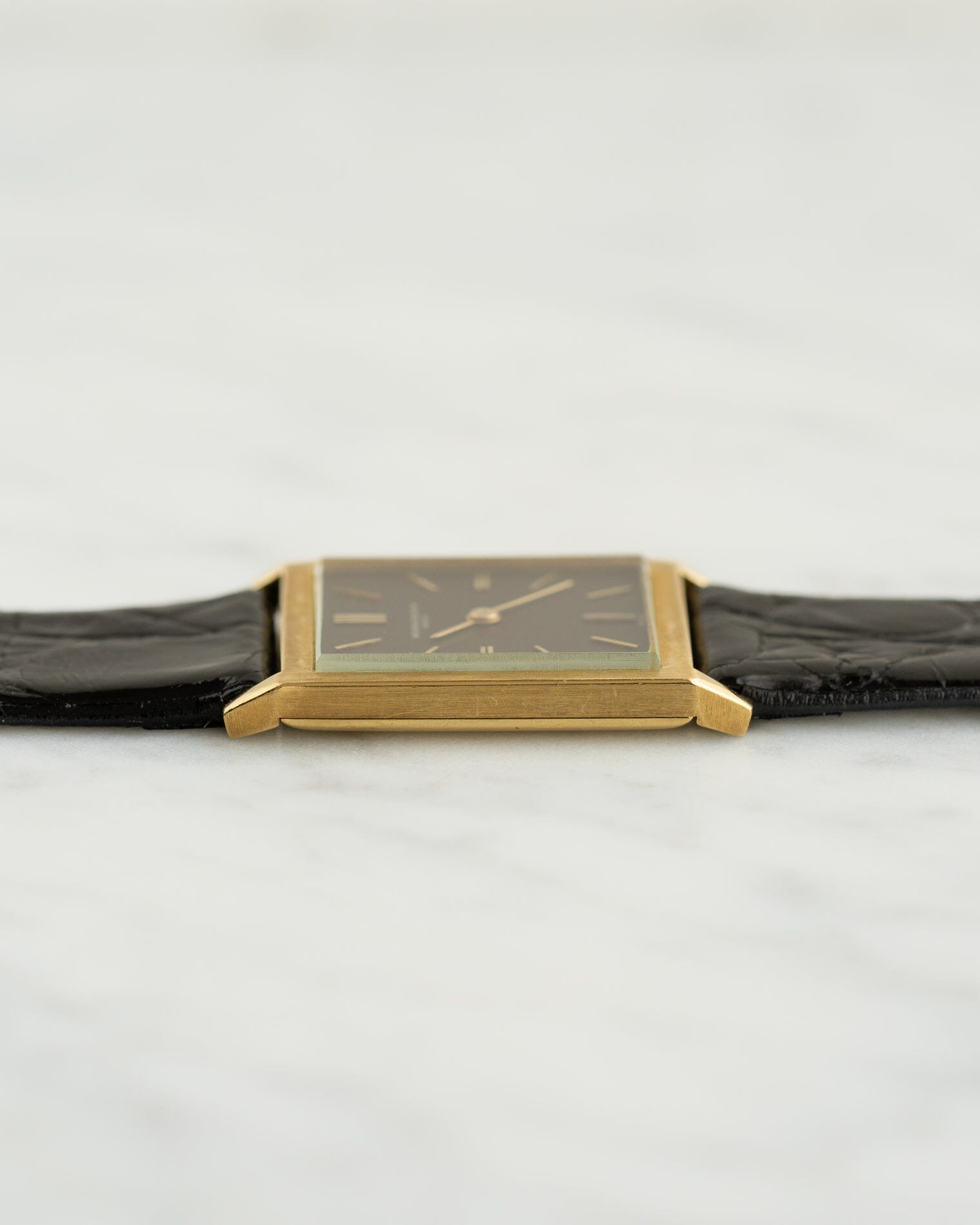 Vacheron Constantin レクタングル 6791 "タンク" YG ダークグレーダイアル Watch VACHERON CONSTANTIN