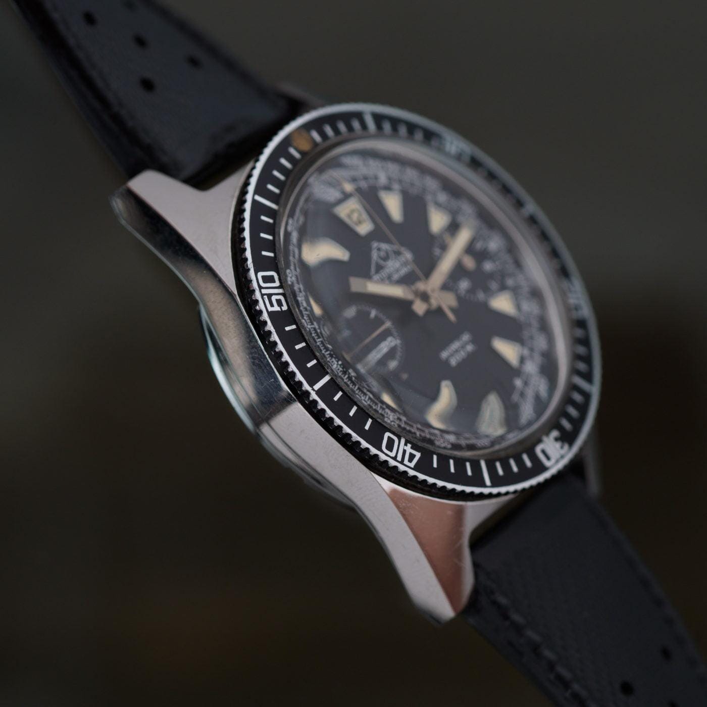MONDAINE Diver Chronograph 1970s - Arbitro