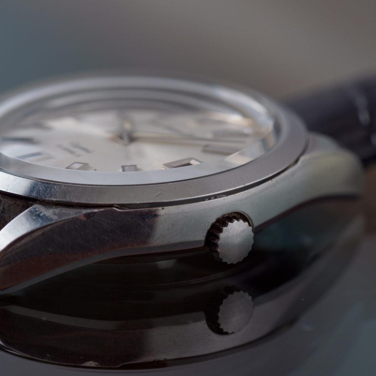 CITIZEN Homer Date Crystal Silver Dial 1960s - Arbitro