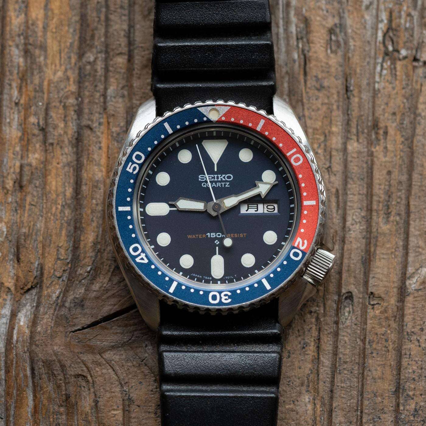 SEIKO 150m Diver 7548-700B Pepsi Bezel - Arbitro