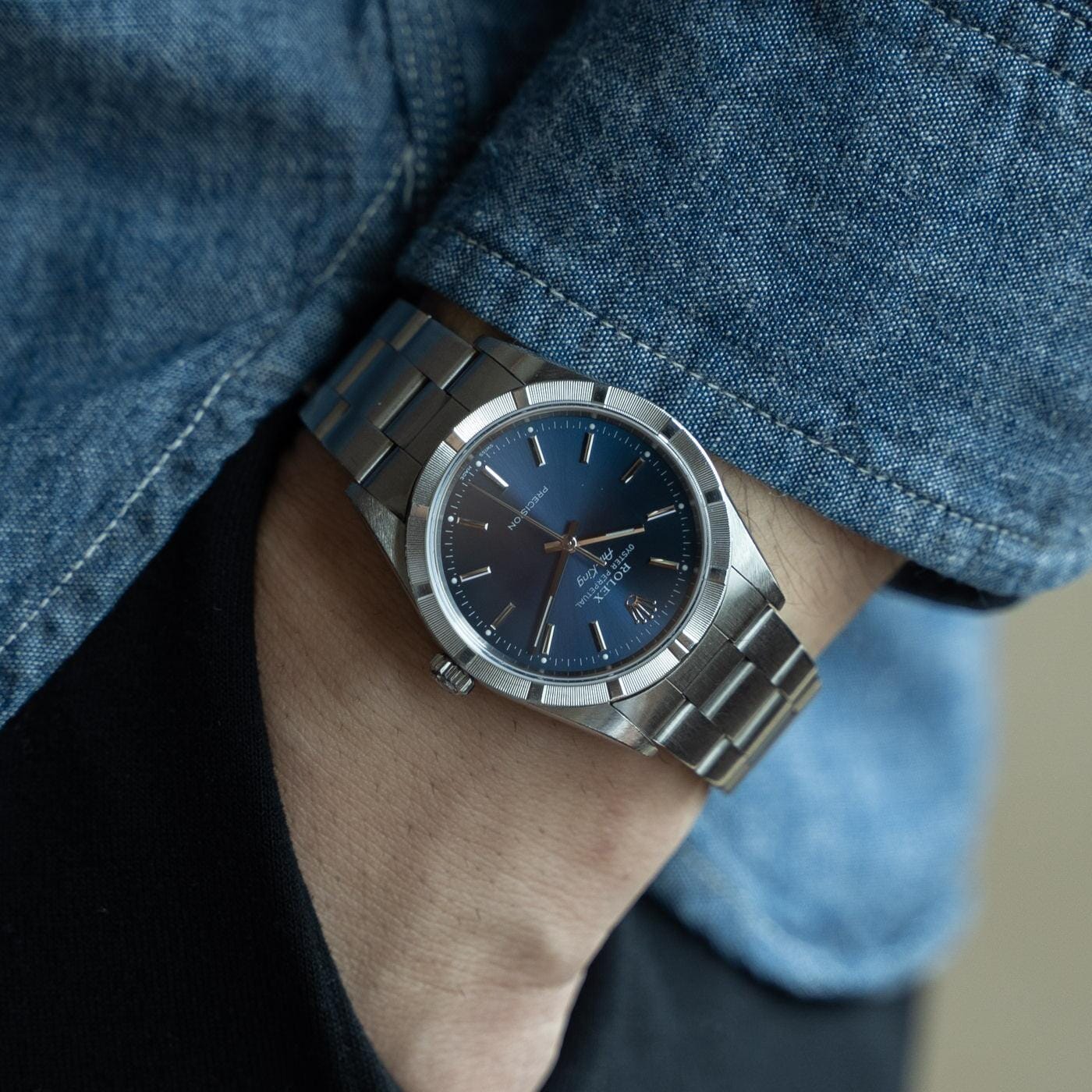 ROLEX Air-King 14010 Blue Dial - Arbitro