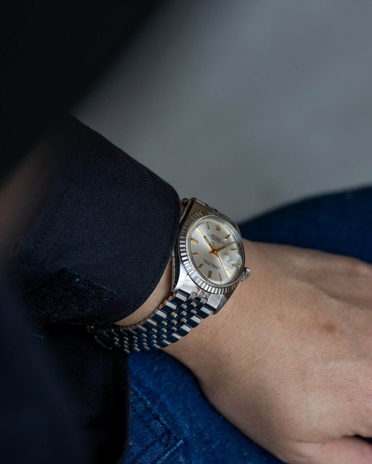 ロレックス デイトジャスト 1603 シルバーシグマダイアル 箱保証書付き Watch ROLEX
