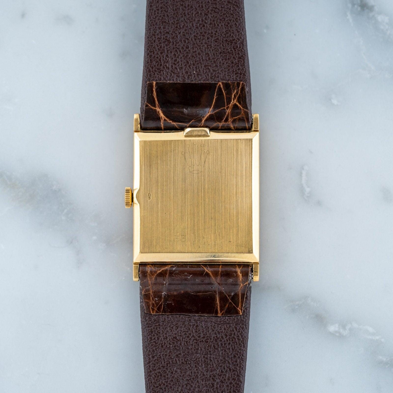 ROLEX Cellini 4014 Rectangle YG Orange - Arbitro