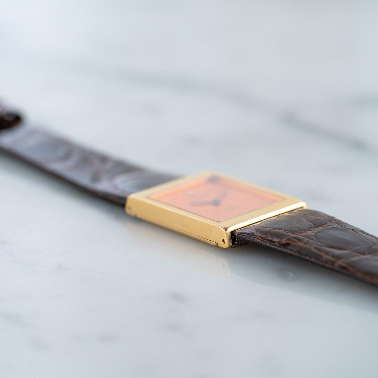 ROLEX Cellini 4014 Rectangle YG Orange - Arbitro