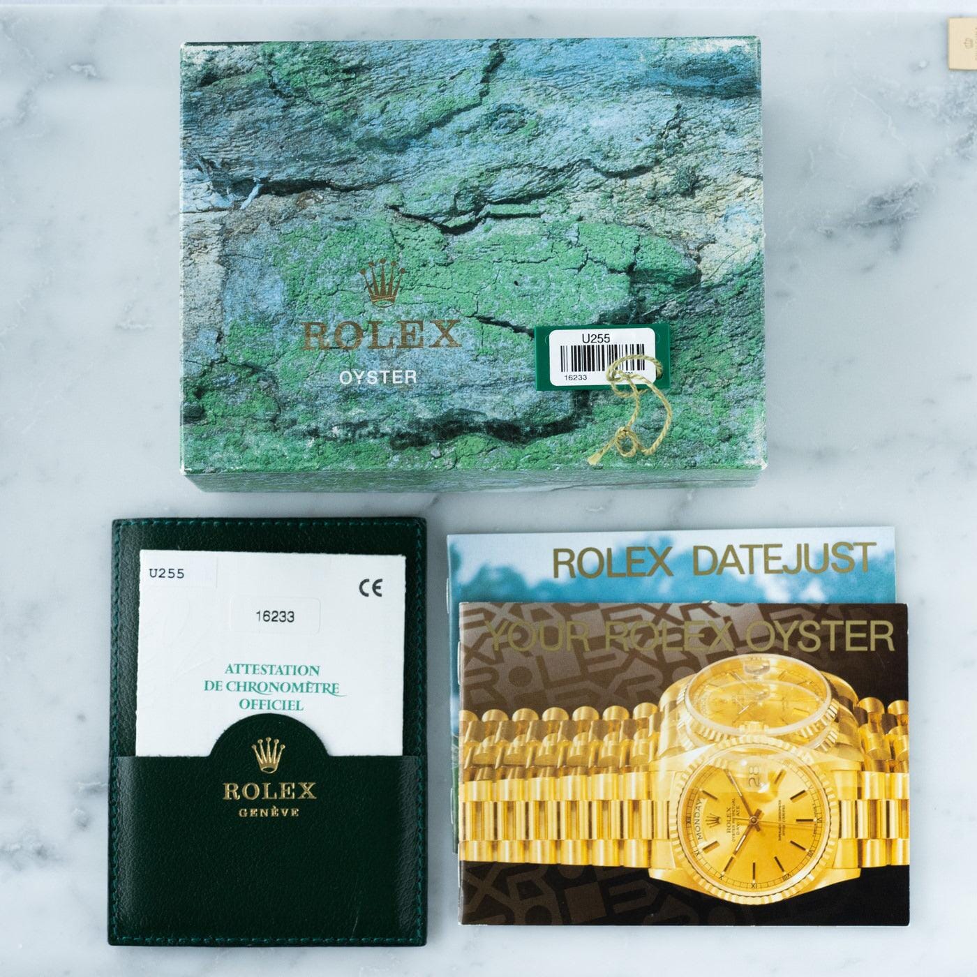 ROLEX Oyster Perpetual Datejust 16233 Champagne - Arbitro