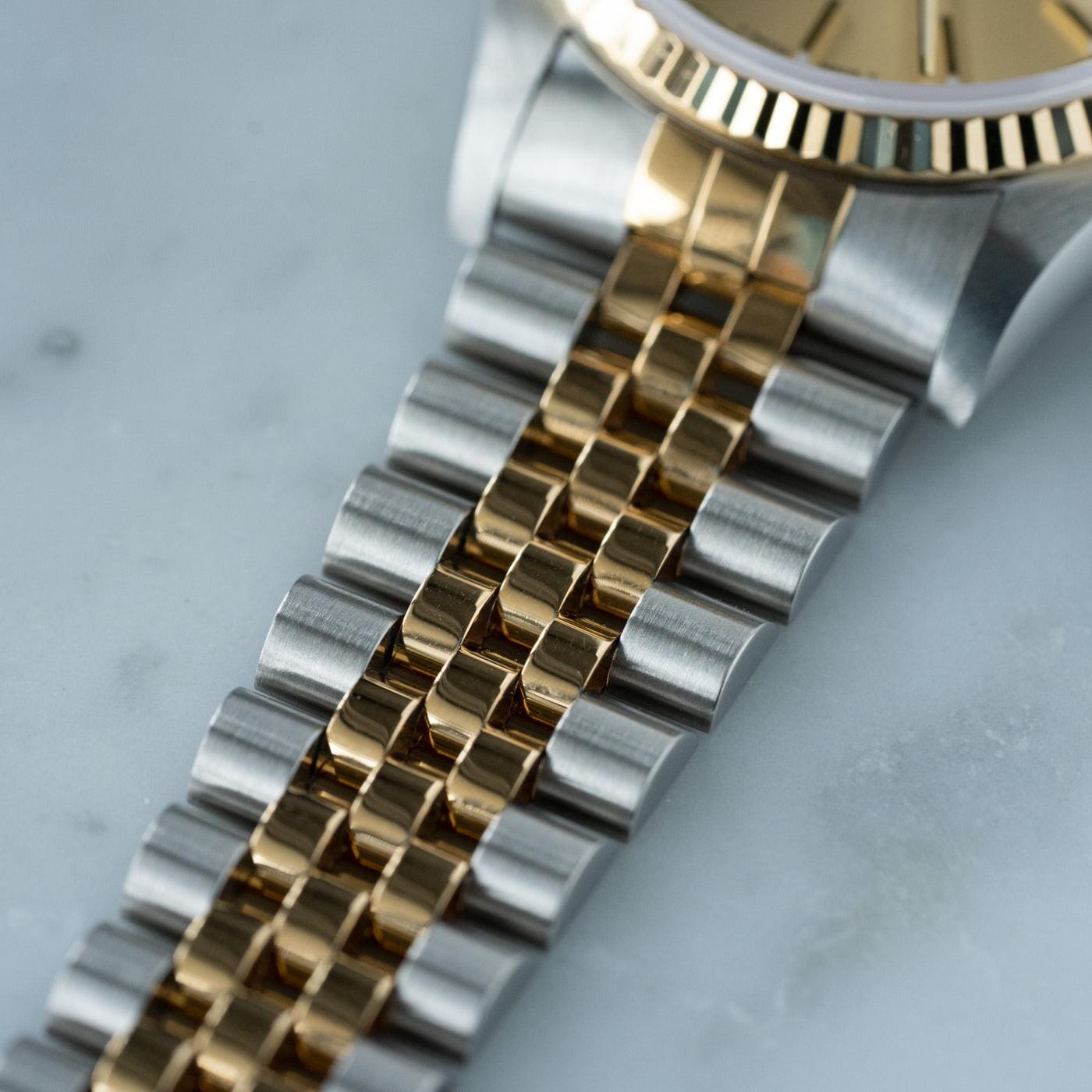 ROLEX Oyster Perpetual Datejust 16233 Champagne - Arbitro