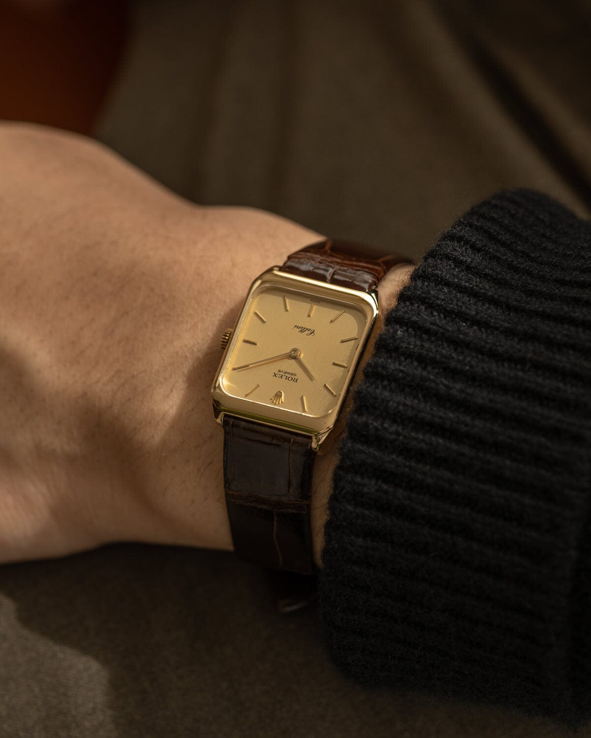 ロレックス チェリーニ 4131 YG シャンパンダイアル ボーイズサイズ Watch ROLEX