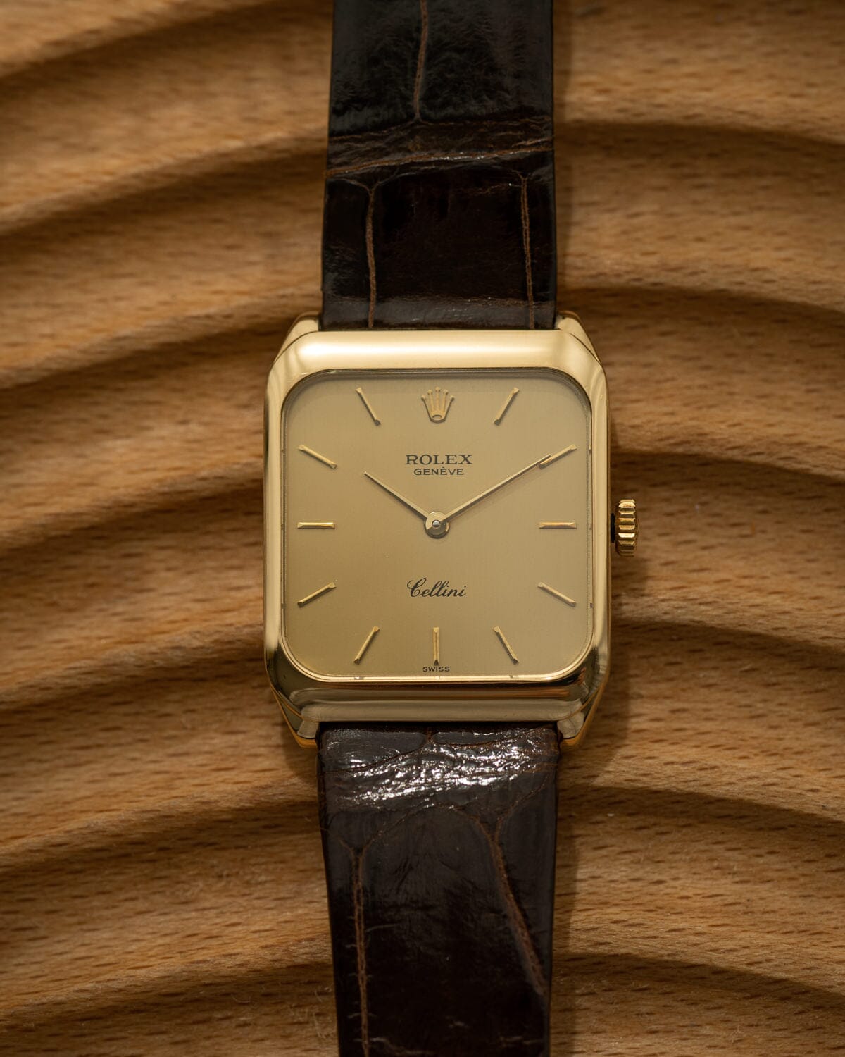 ロレックス チェリーニ 4131 YG シャンパンダイアル ボーイズサイズ Watch ROLEX