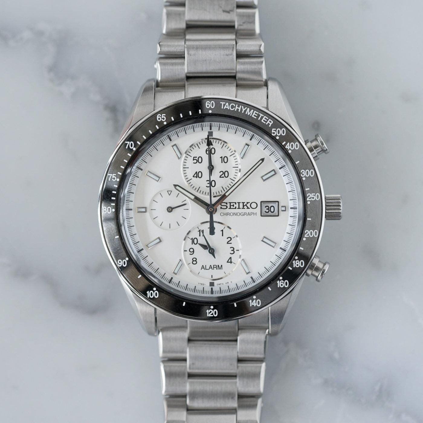 SEIKO SPIRIT Chronograph White SBPP003 - Arbitro