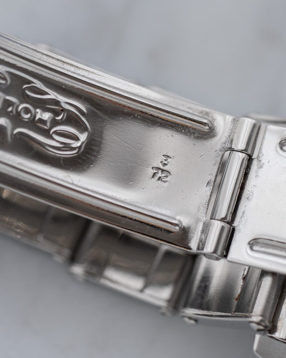 Rolex Oyster Perpetual Date 1501 Silver Dial with Riveted Bracelet Watch ROLEX