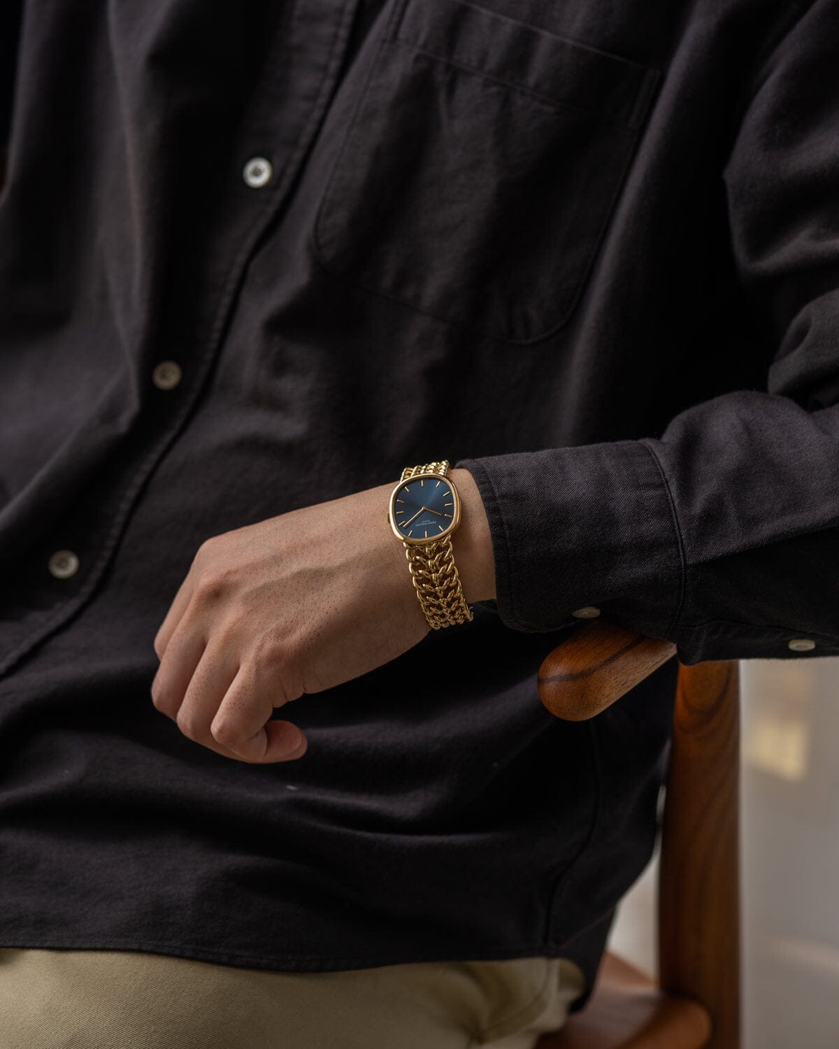 パテック フィリップ ゴールデンエリプス 3848 YG ブルーシグマダイアル Watch PATEK PHILIPPE