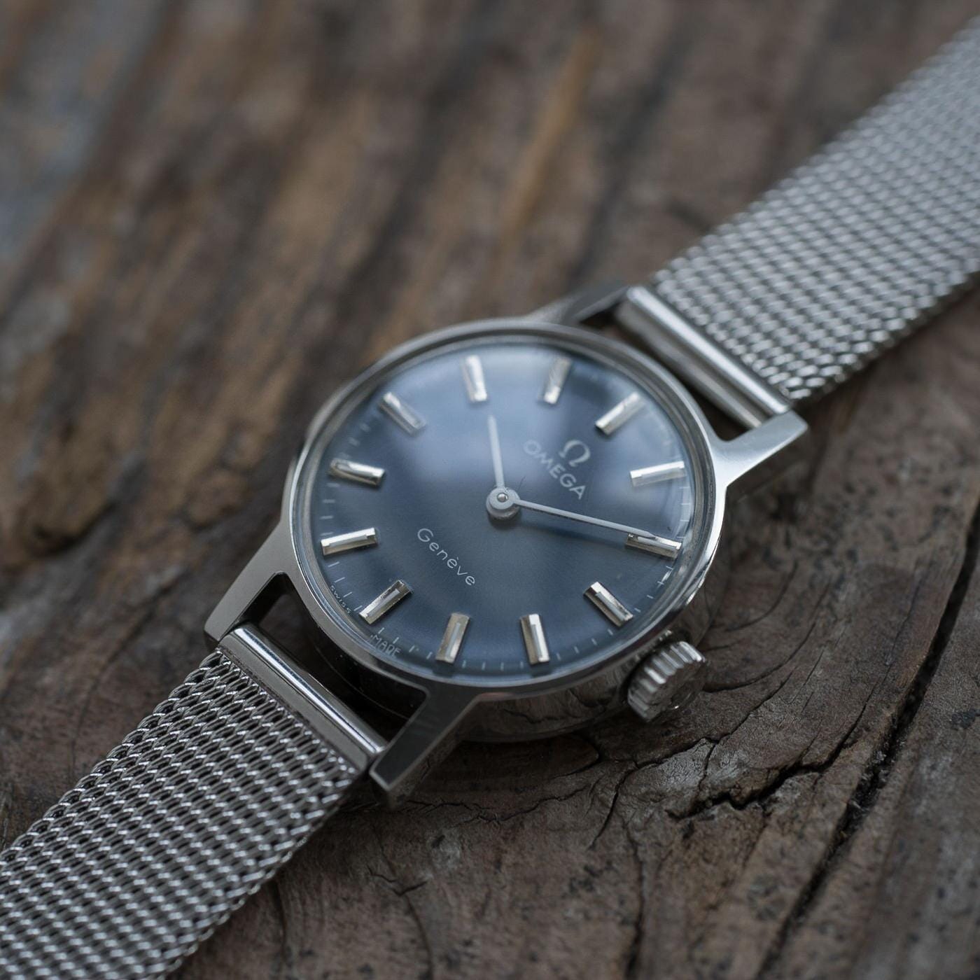 OMEGA Geneve Navy Dial Ladies 1970s - Arbitro