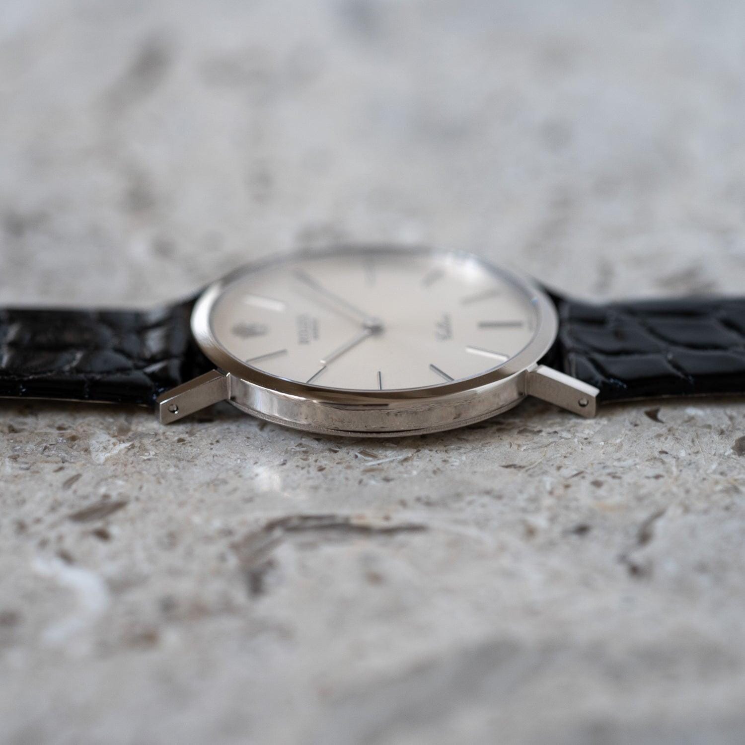ROLEX Cellini 4112 WG Silver Dial - Arbitro