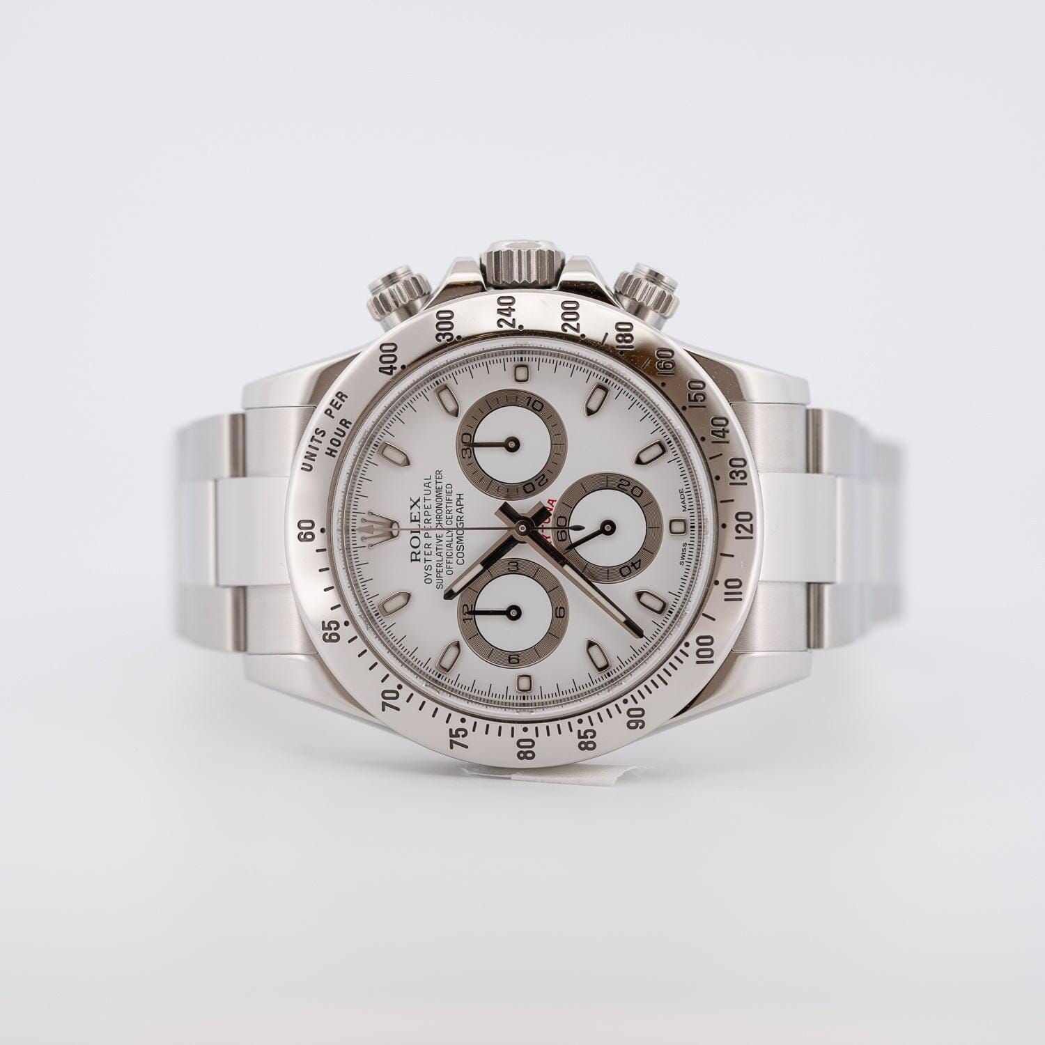 ROLEX Cosmograph Daytona 116520 White APH Dial - Arbitro
