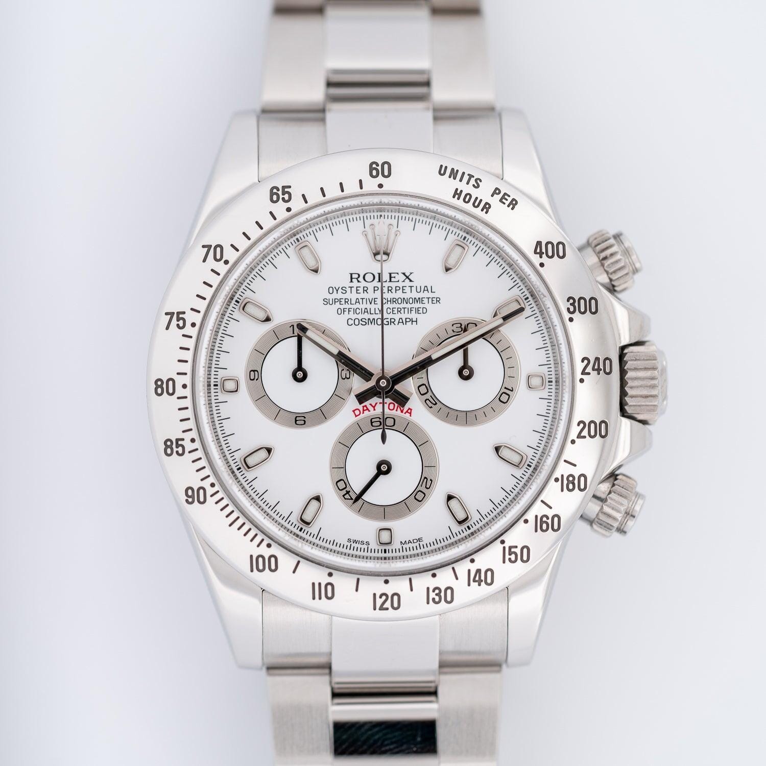 ROLEX Cosmograph Daytona 116520 White APH Dial - Arbitro