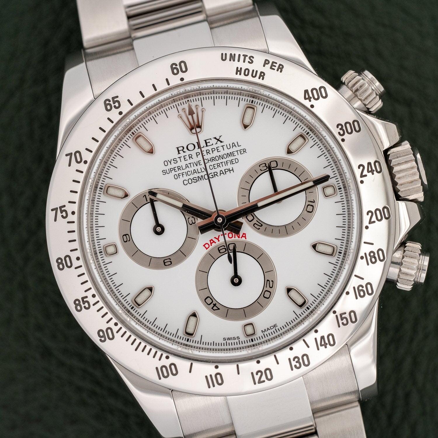 ROLEX Cosmograph Daytona 116520 White APH Dial - Arbitro