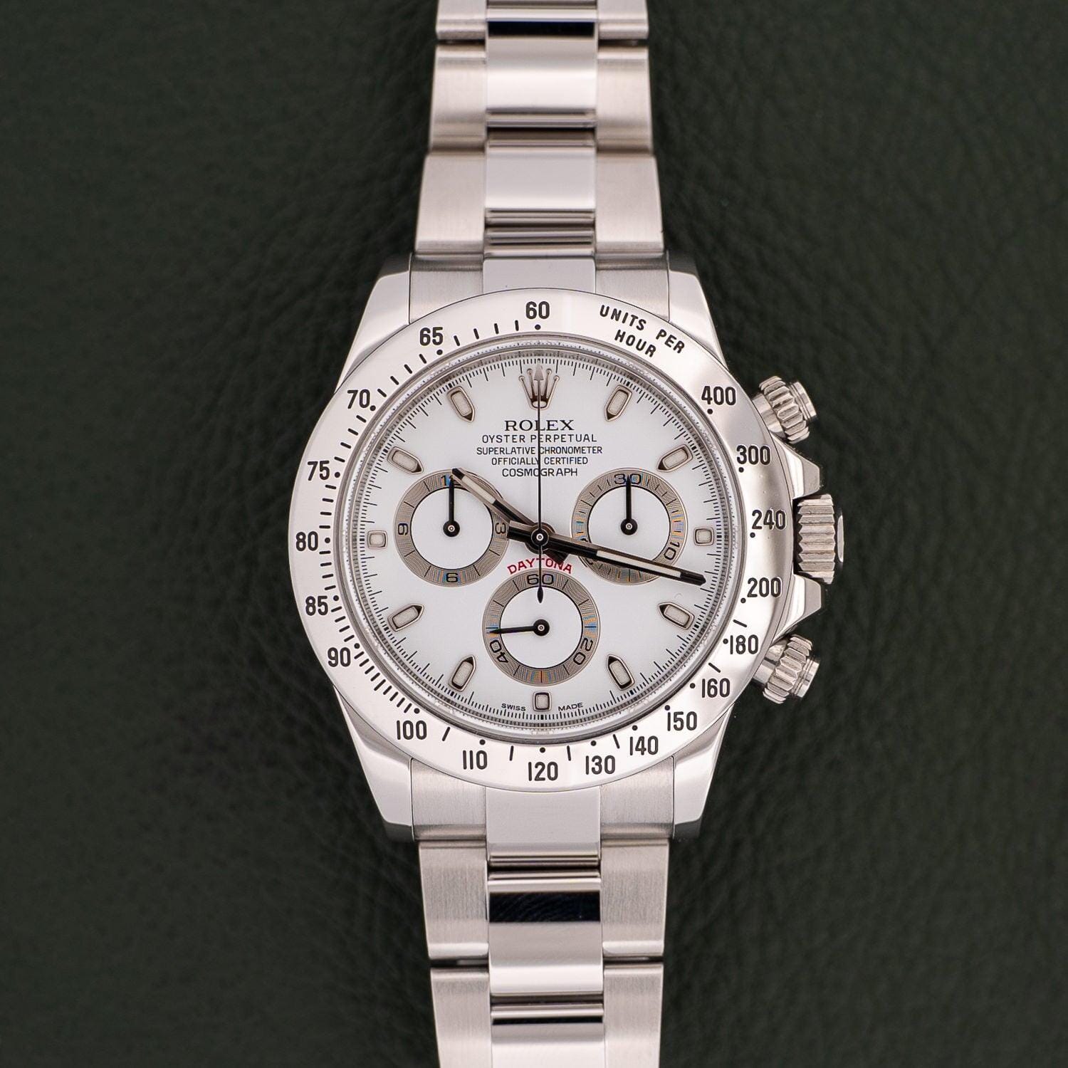 ROLEX Cosmograph Daytona 116520 White APH Dial - Arbitro