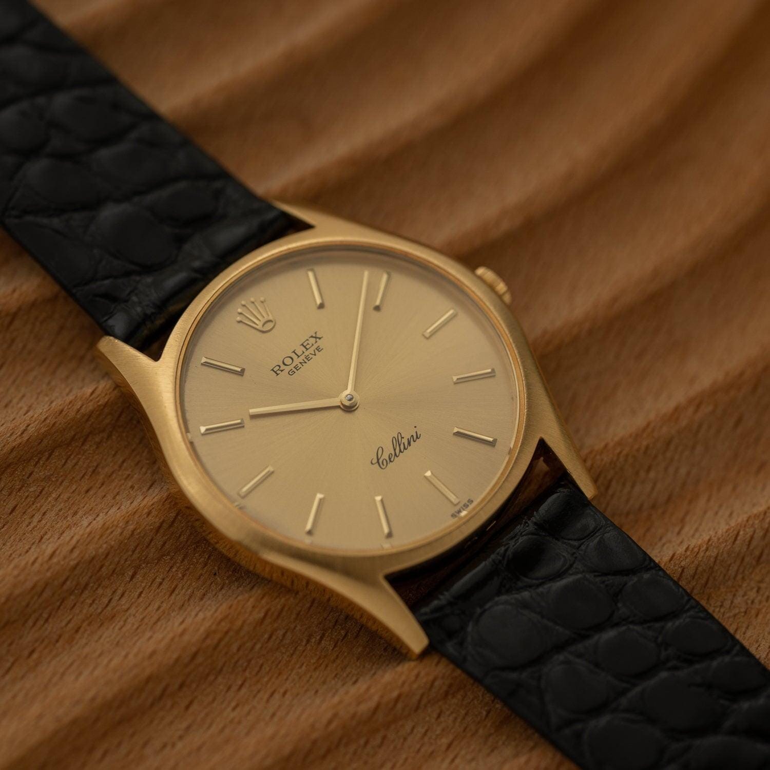 ROLEX Cellini 3804 YG Champagne Dial - Arbitro