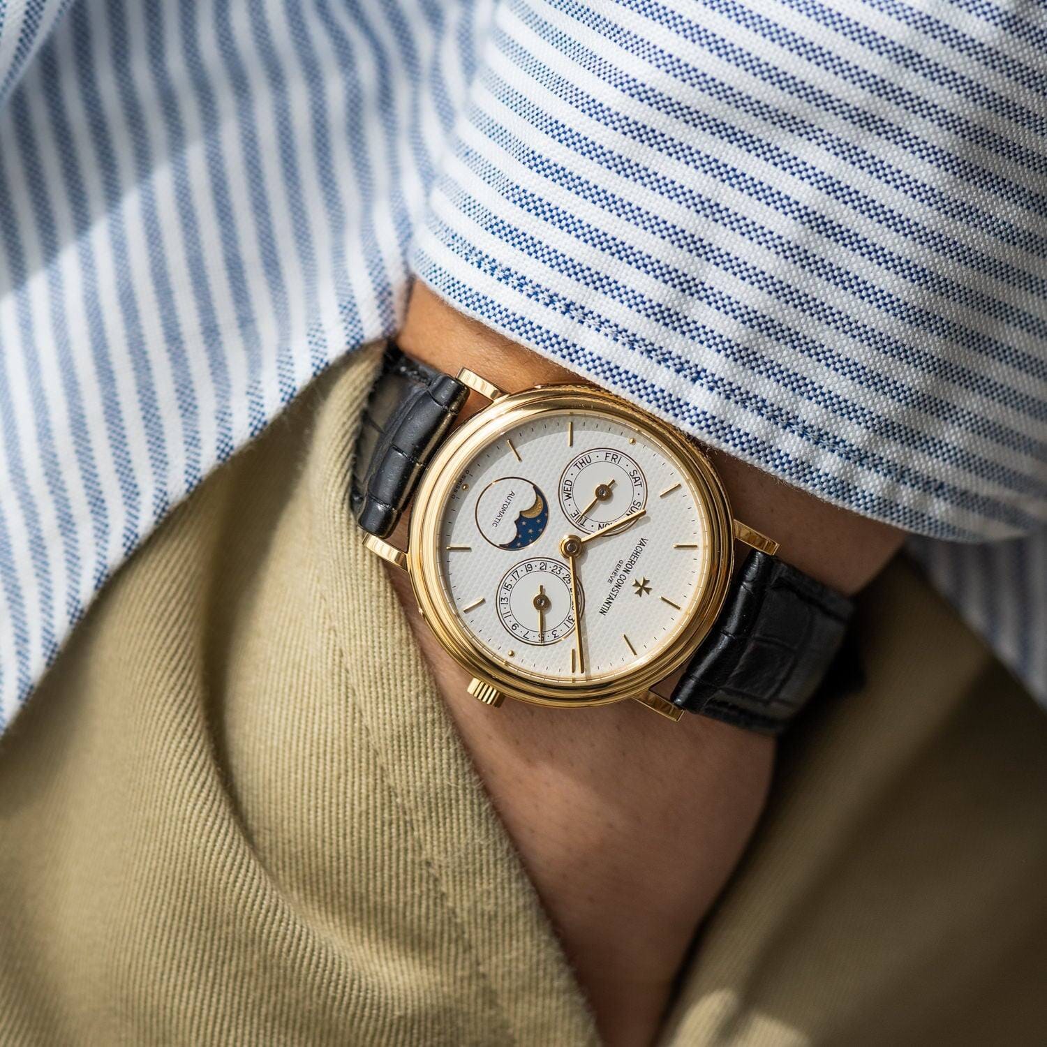 ヴァシュロン・コンスタンタン 47009 YG デイデイト ムーンフェイズ - Arbitro