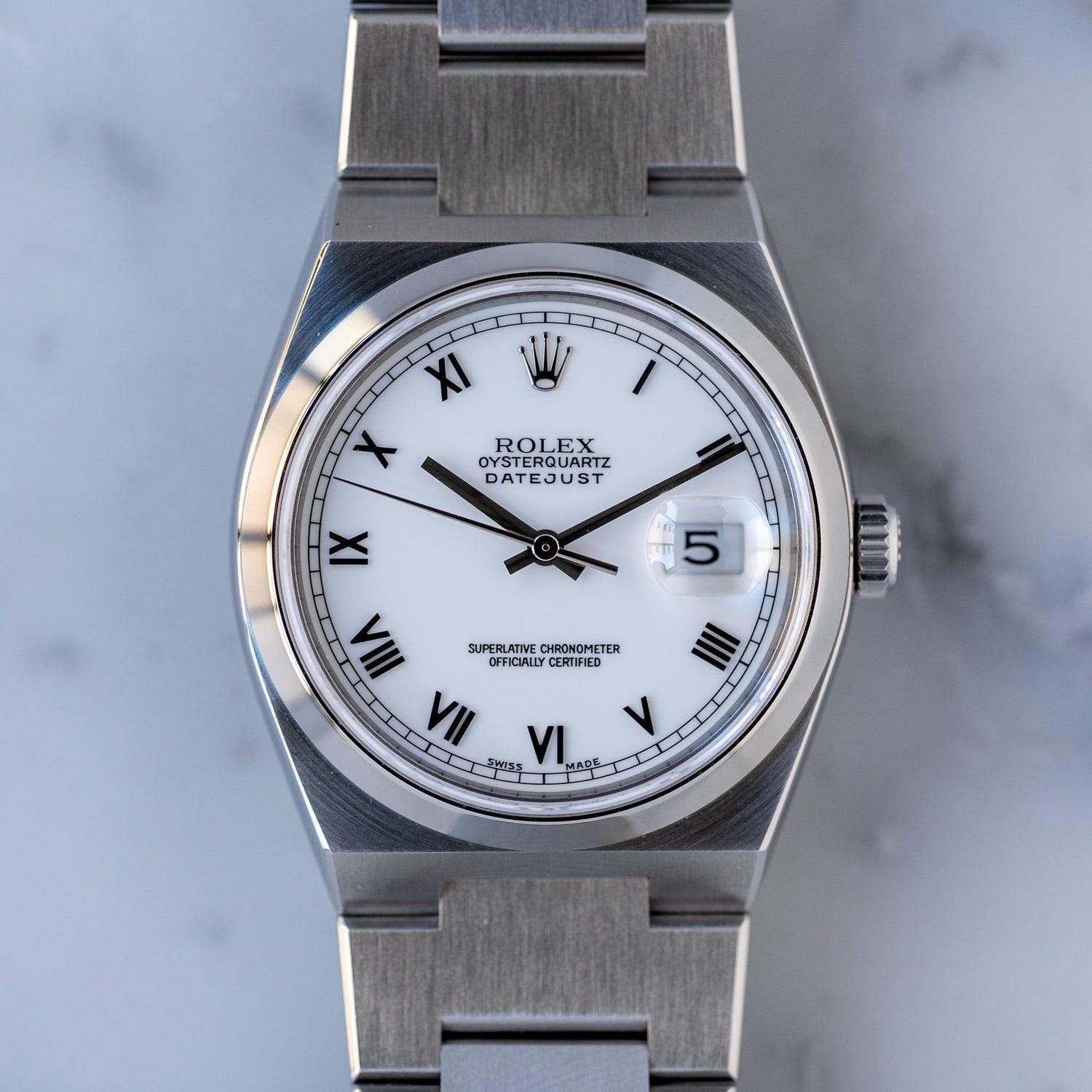 ROLEX OysterQuartz Datejust 17000 White Roman / ロレックス オイスタークォーツ デイトジャスト