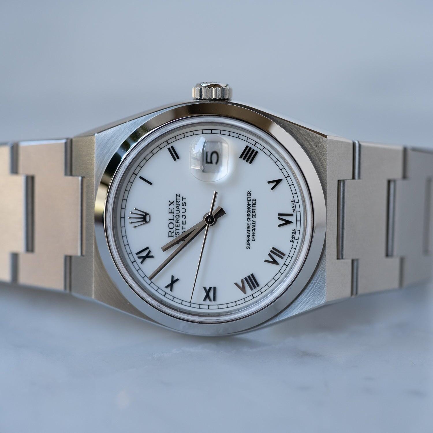 ROLEX OysterQuartz Datejust 17000 White Roman / ロレックス オイスタークォーツ デイトジャスト