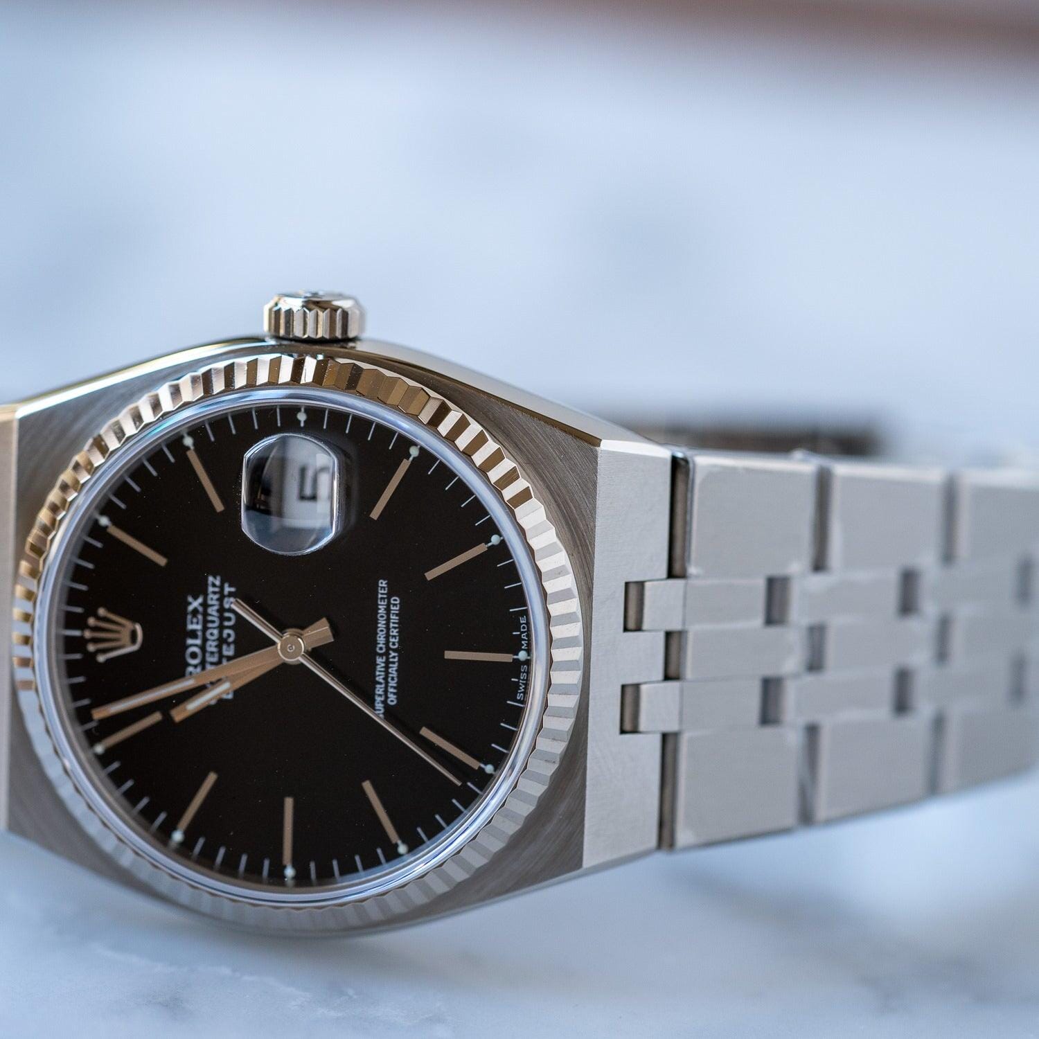 ROLEX OysterQuartz Datejust 17014 Black / ロレックス オイスタークォーツ デイトジャスト 17014