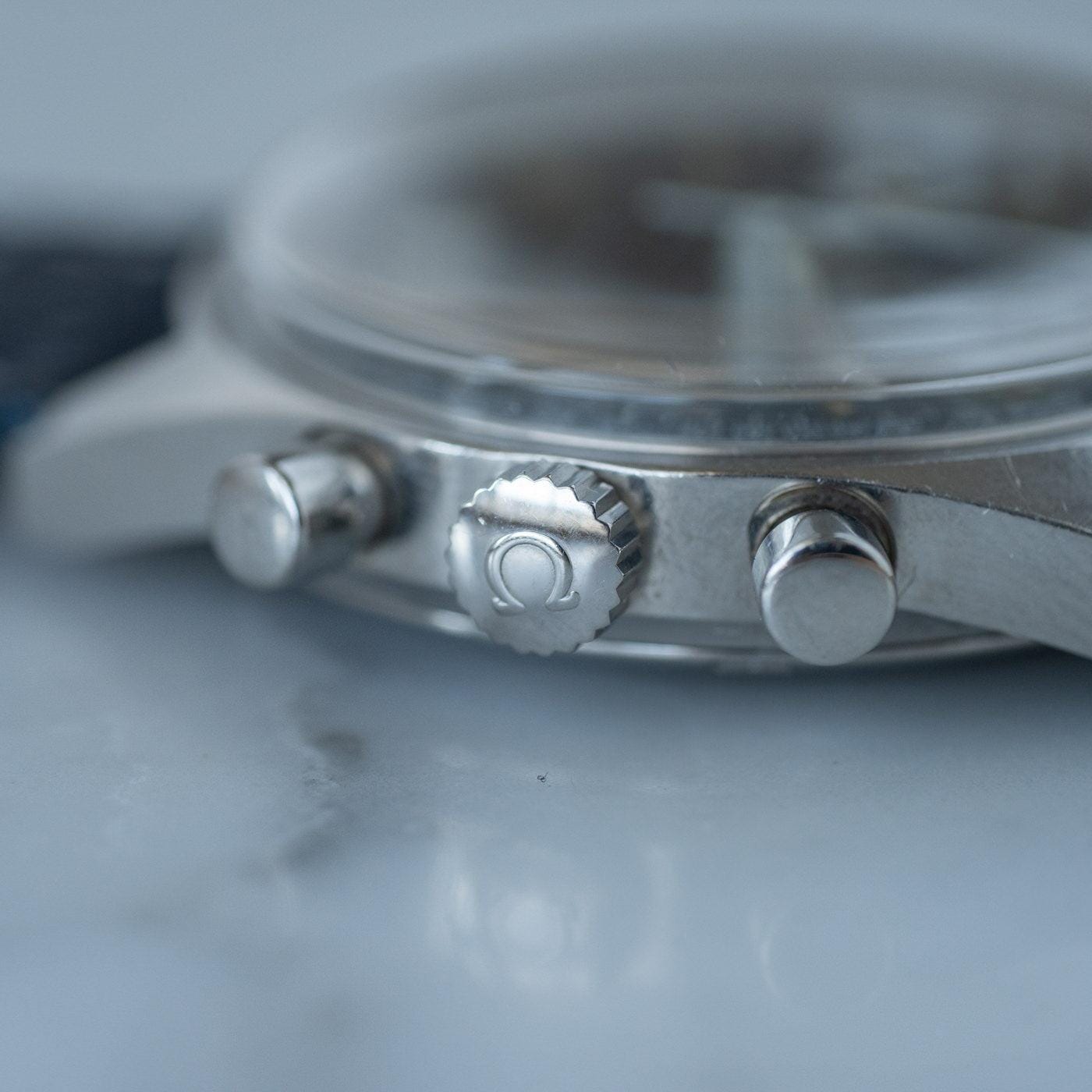 OMEGA De Ville Chronograph 146.017 Blue Dial 1960s - Arbitro