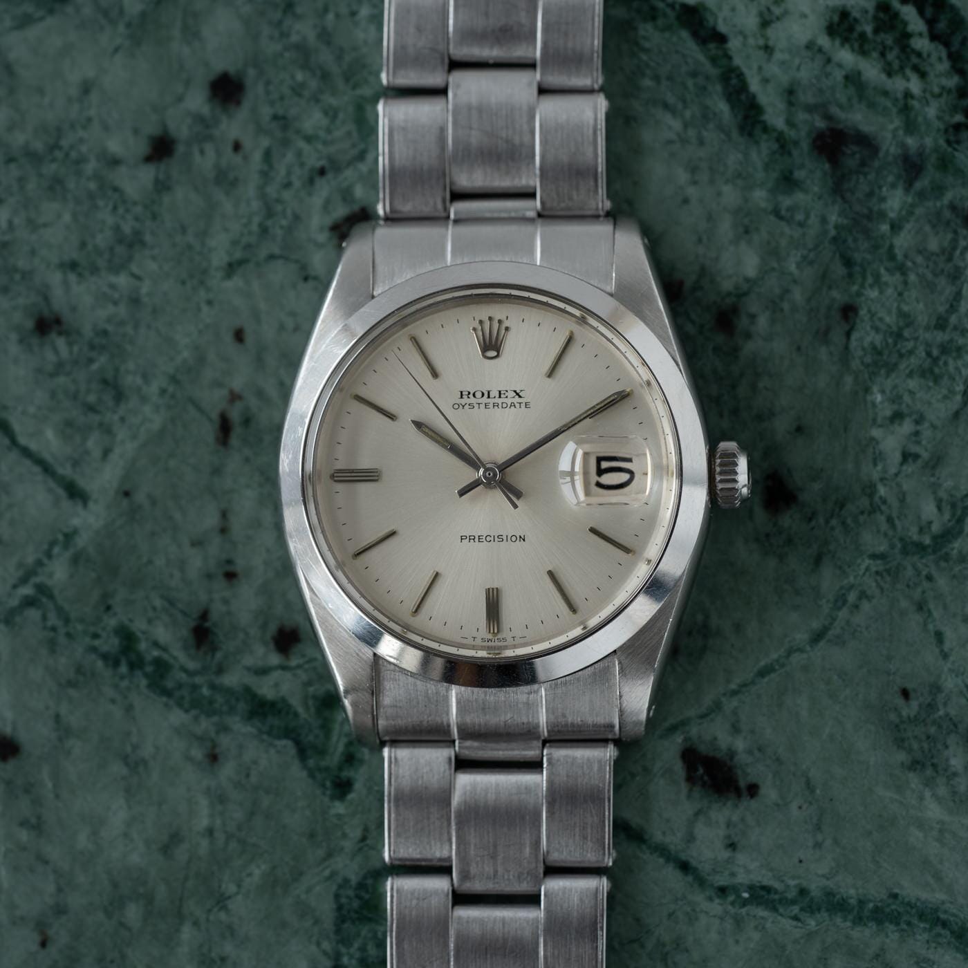 ROLEX Oysterdate Precision 6694 Silver 1960s - Arbitro