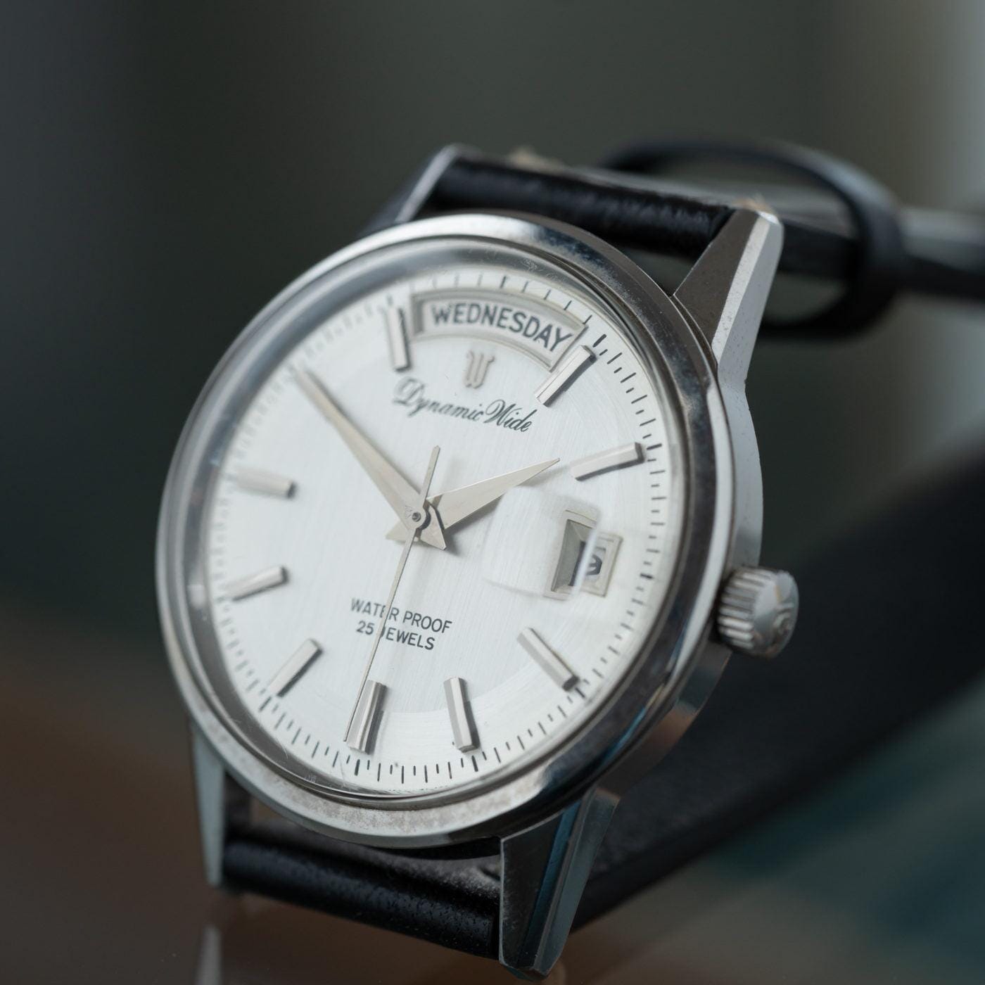 RICOH Dynamic Wide Day Date Pie-Pan Dial 1960s - Arbitro