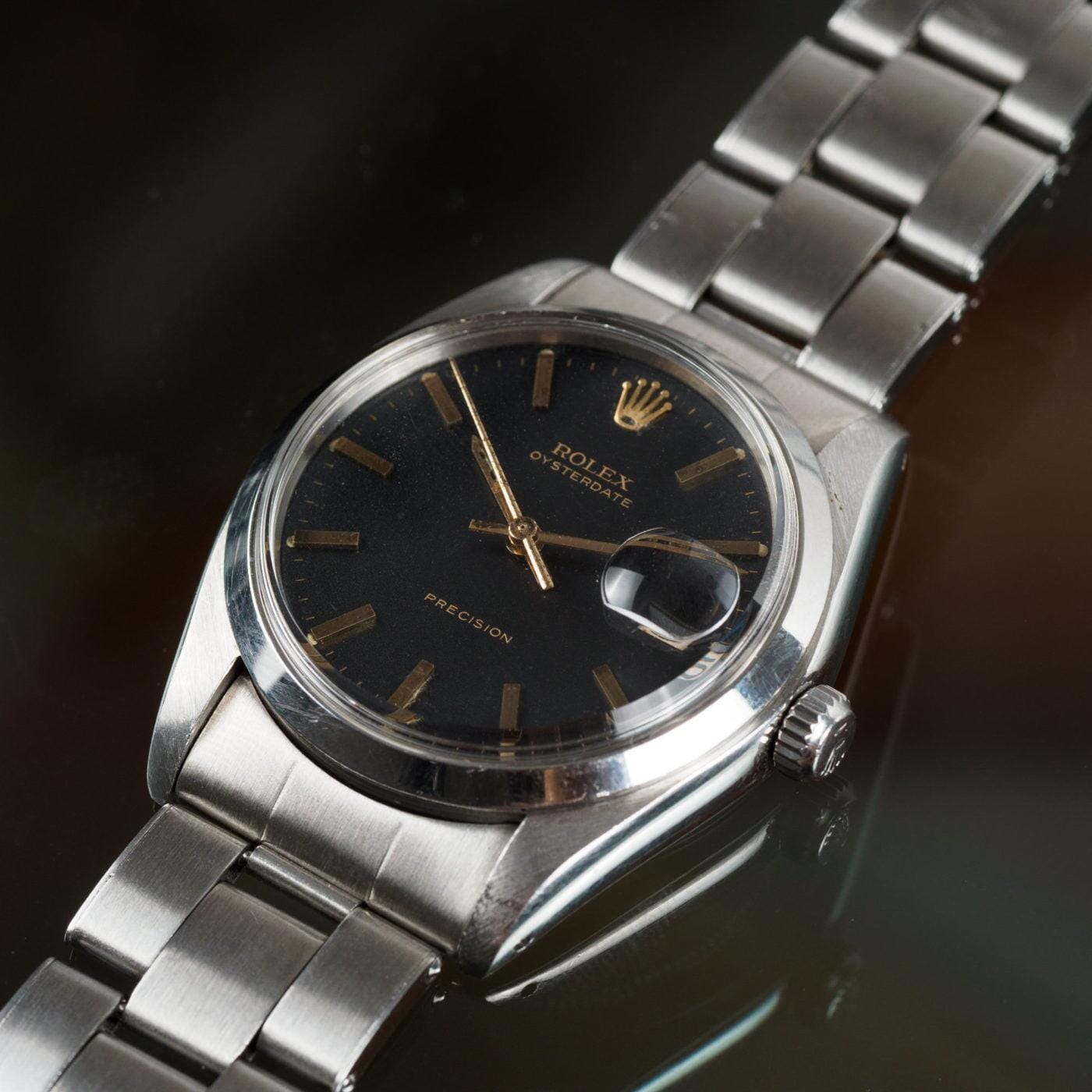 ROLEX Oysterdate Precision 6694 Black Dial - Arbitro