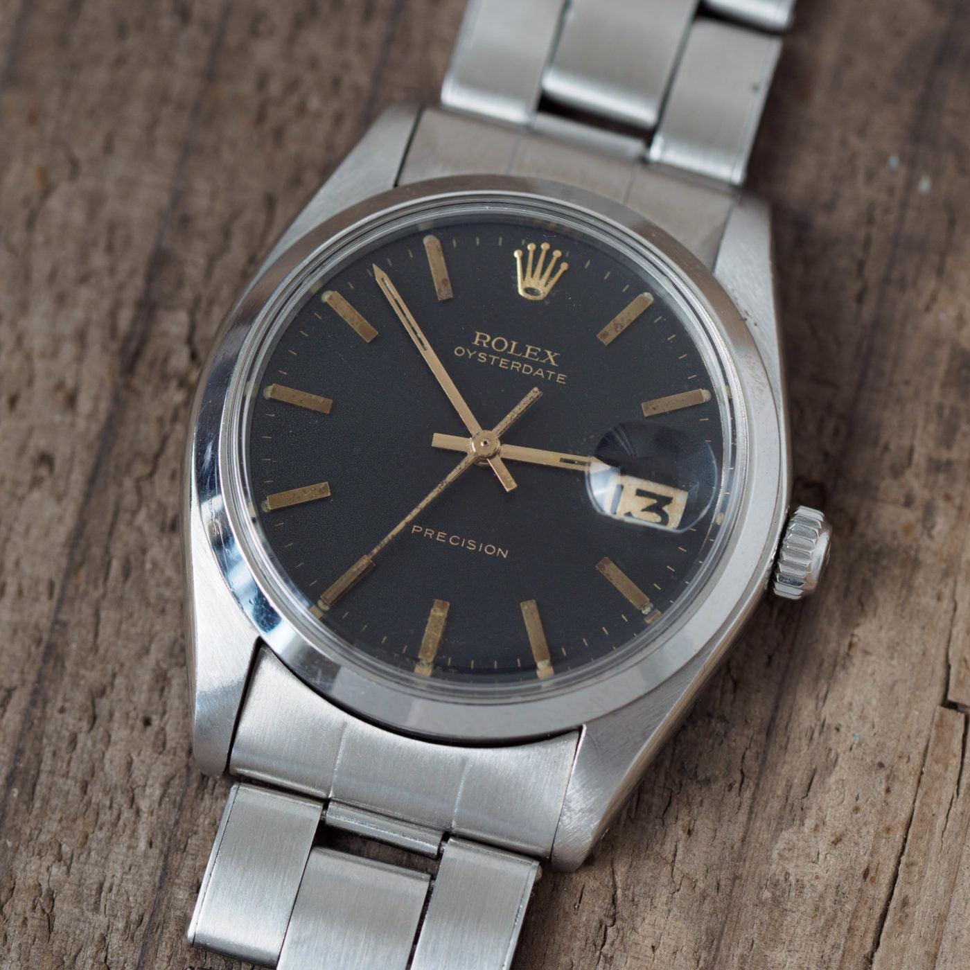 ROLEX Oysterdate Precision 6694 Black Dial - Arbitro
